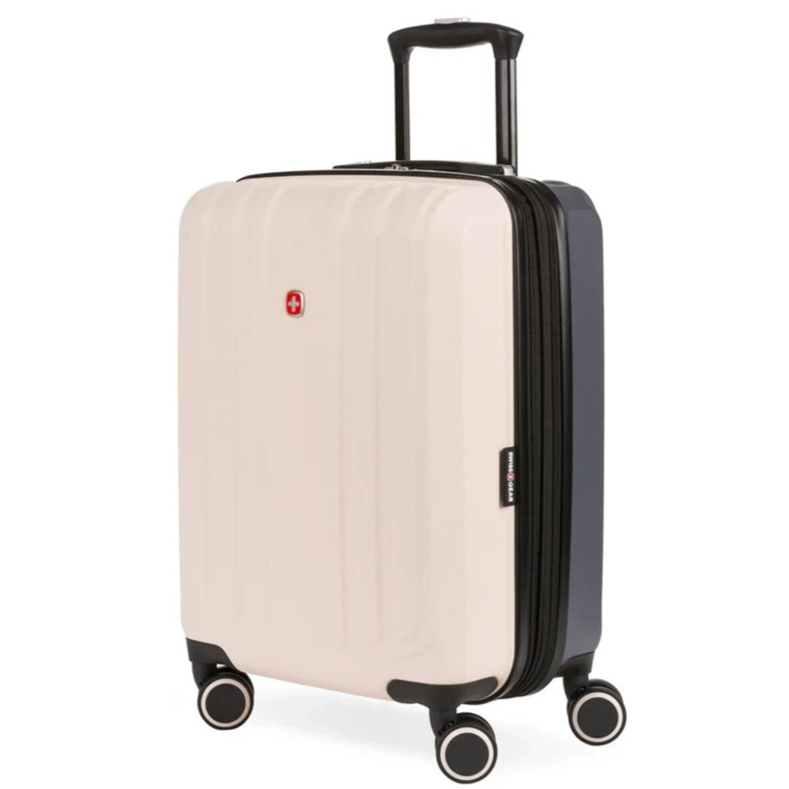 SwissGear 8028 Duet Carry On 19 Expandable Luggage Spinner Wheel Pink/Dark Grey SWISSGEAR
