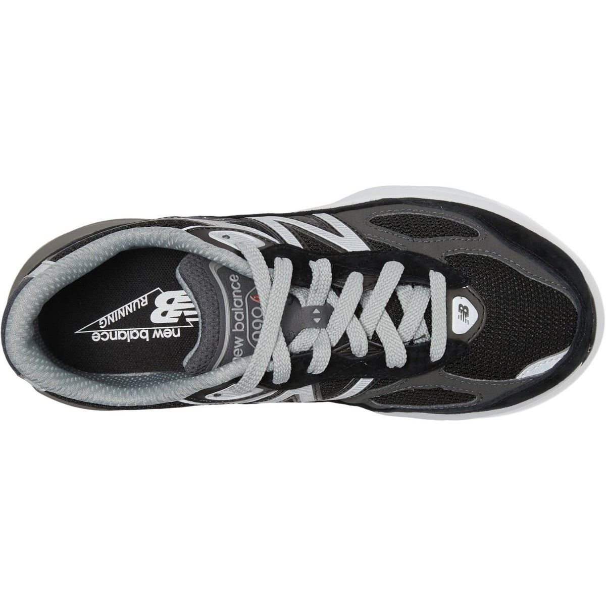 New Balance FuelCell 990v6 Big Kid Size 4 / Women 5.5 Running Shoes Black Grey
