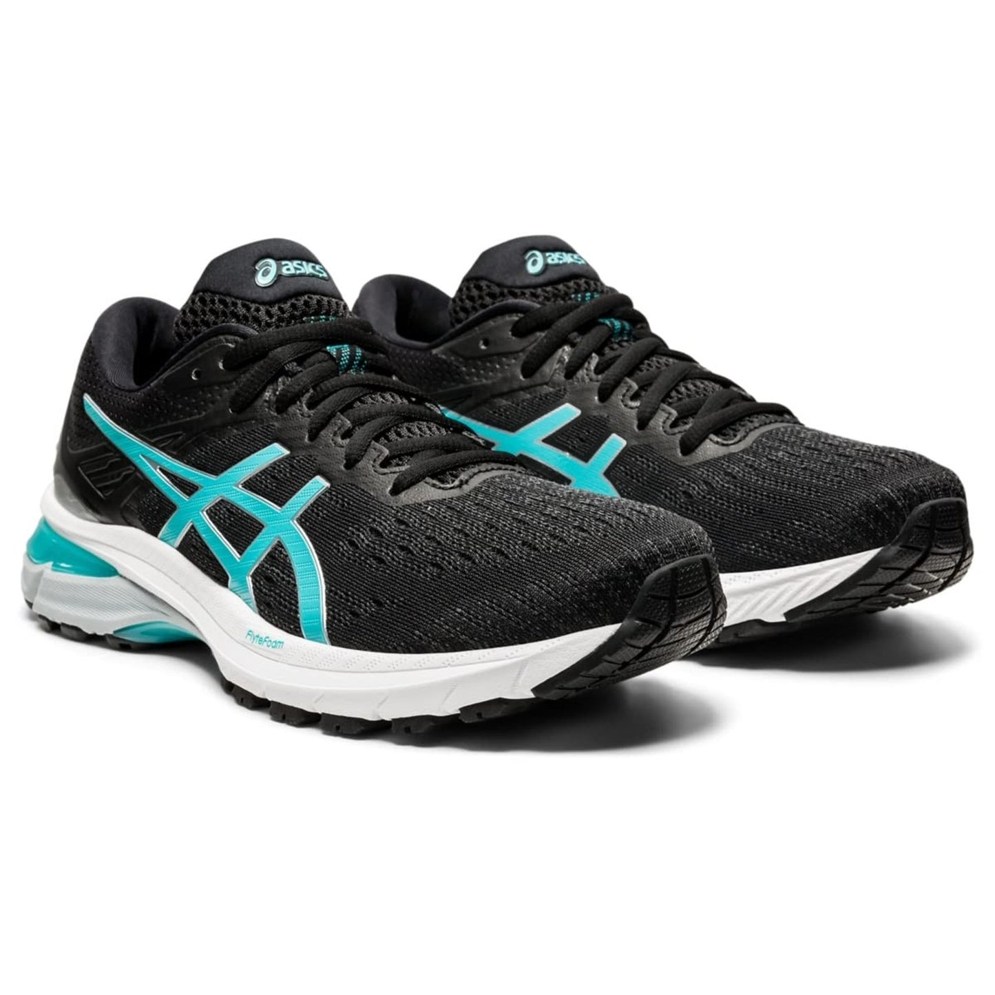 ASICS GT-2000 9 Women's Running shoes Black/Techno Cyan 10.5 D - Wide