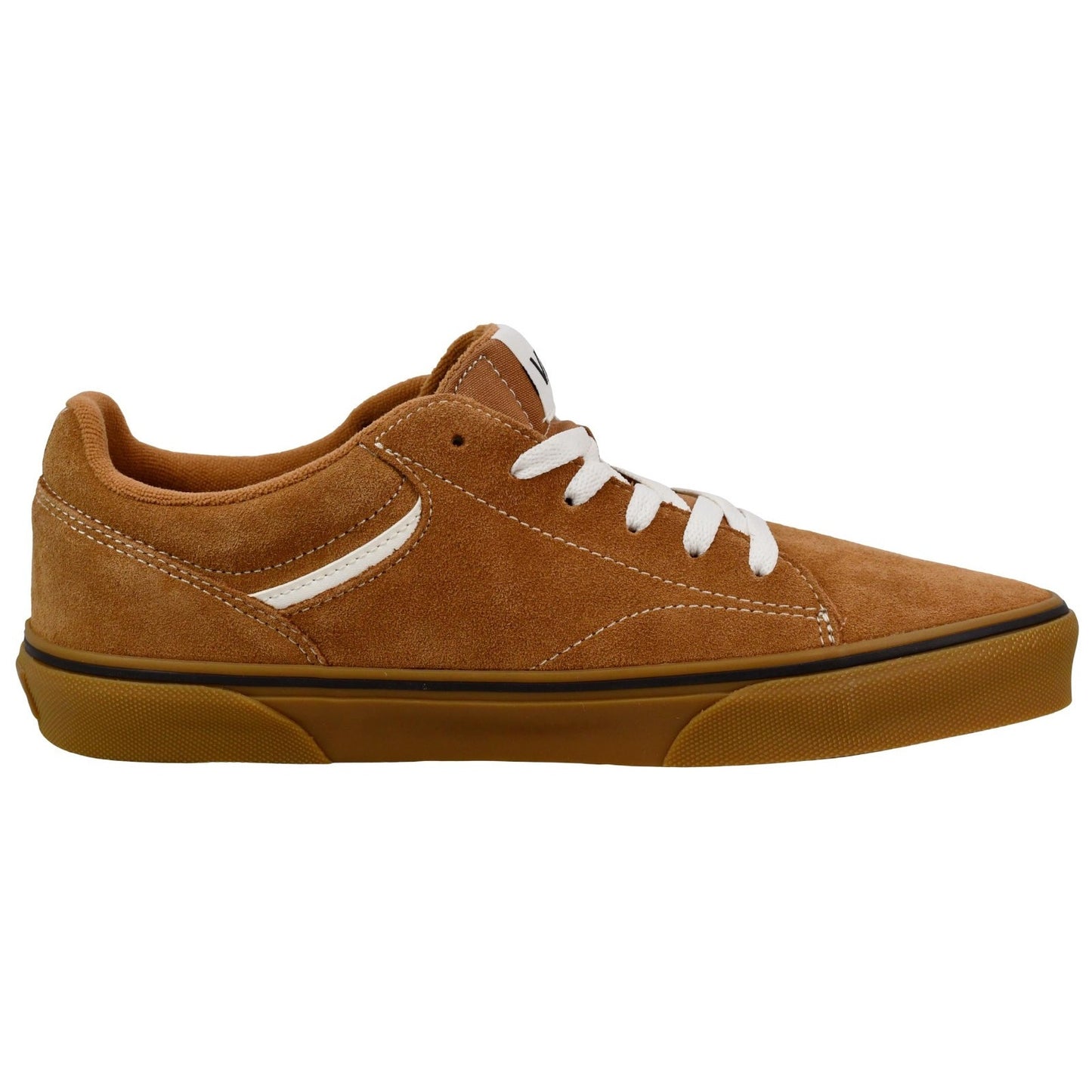 Vans Seldan Low-Top Brown White Size 11.5Hairy Suede Demitasse Sneakers For Mens