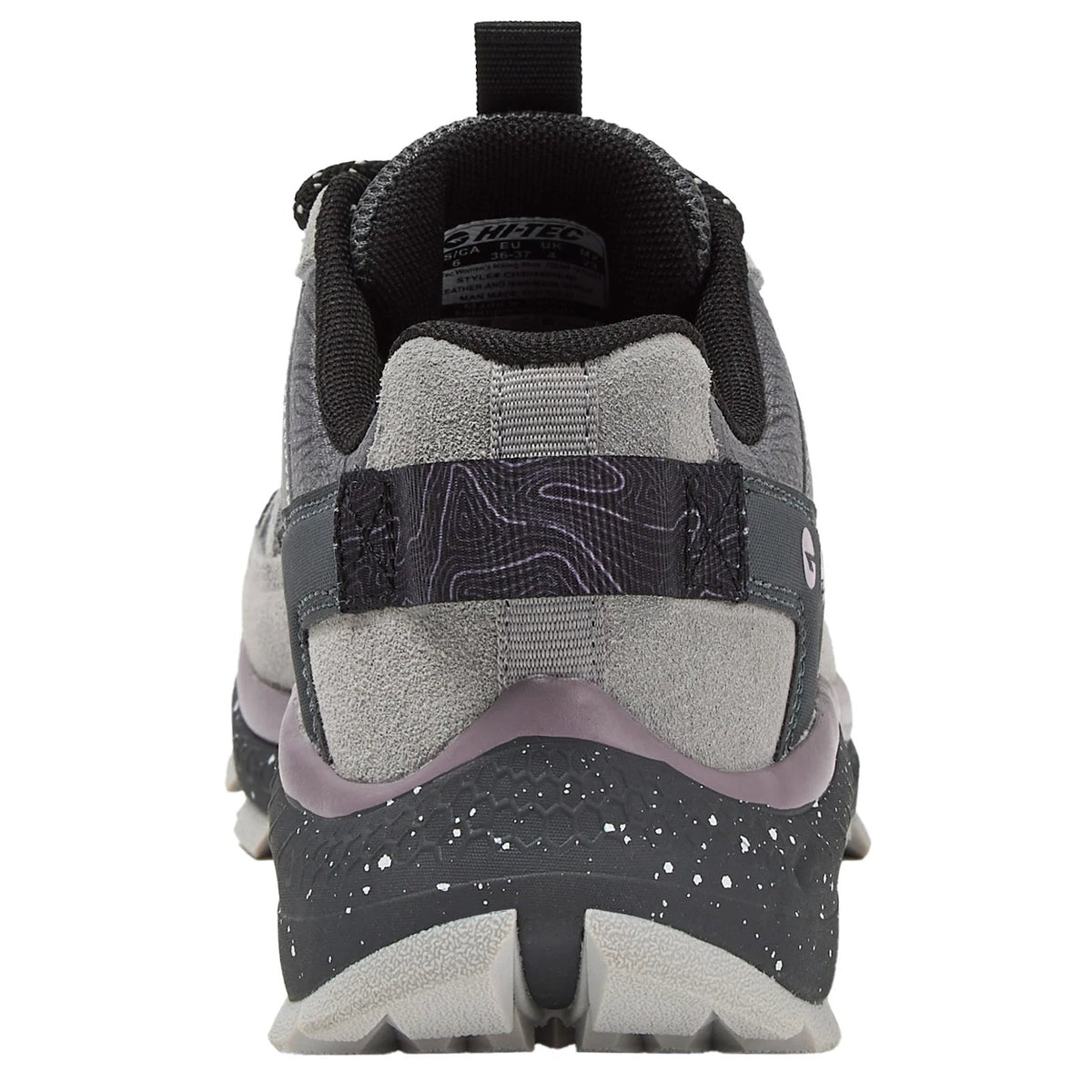 Hi-Tec Women's Hiking Shoes Trail Lightweight Mesh Lace Up Gray Lilac 6.5 M
