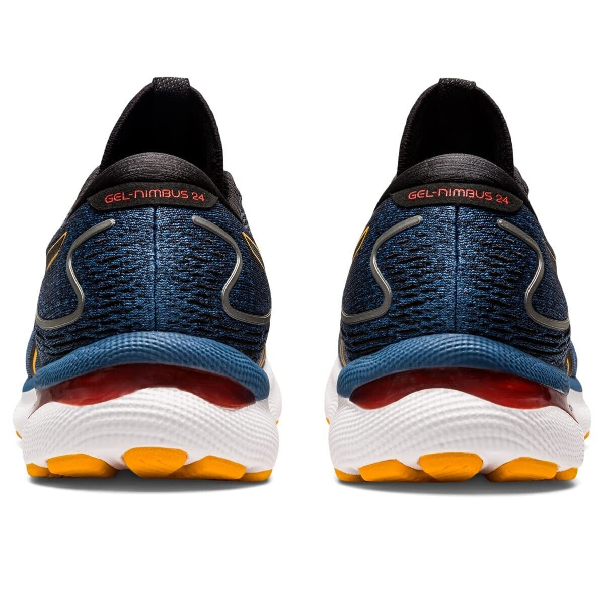 ASICS Gel Nimbus 24 Men's Running Shoes Azure/Amber Mesh Size 10