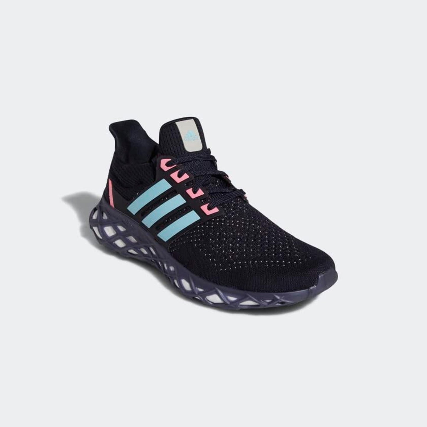 Adidas UltraBoost WEB DNA Running Shoes Navy Blue Pink Size Men 6/ Wmn 7 M