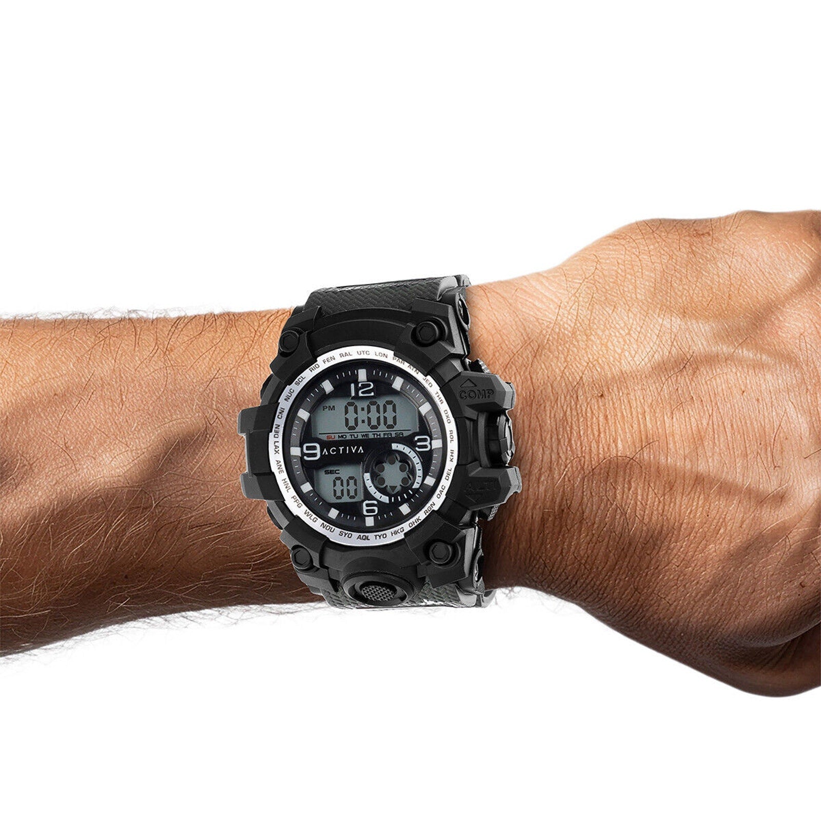 Activa X Invicta Men's Watch - 54.5mm, Black (ACW435-002) Invicta
