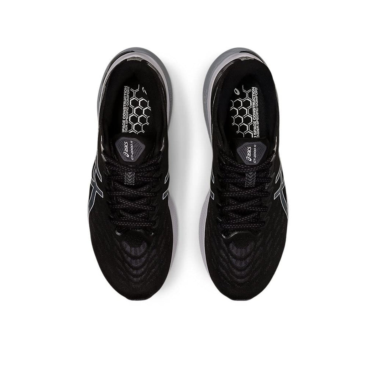 ASICS GT-2000 11 Men's Running Shoes Black/White Size 10 4E - Extra Wide