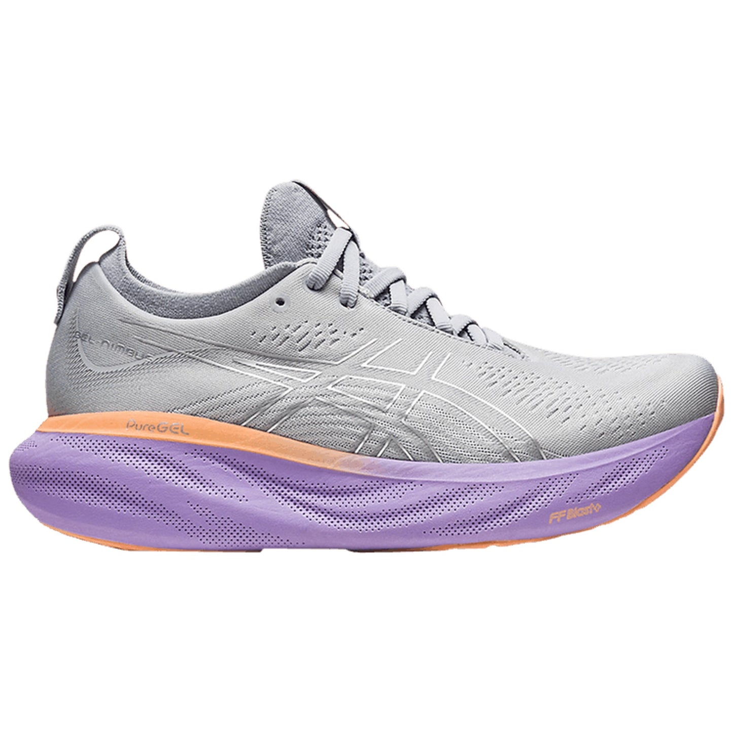 Asics Women's Gel-Nimbus 25 Piedmont Grey/Pure Silver 1012B356 Size 6.5 M