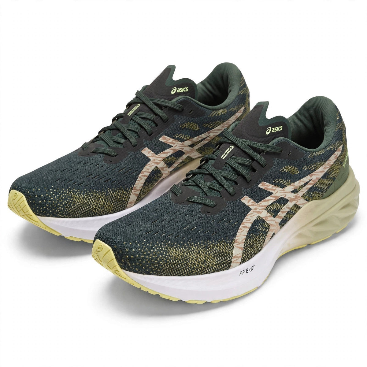 ASICS DynaBlast 3 Mens Running Shoes Olive Green Size 12 M
