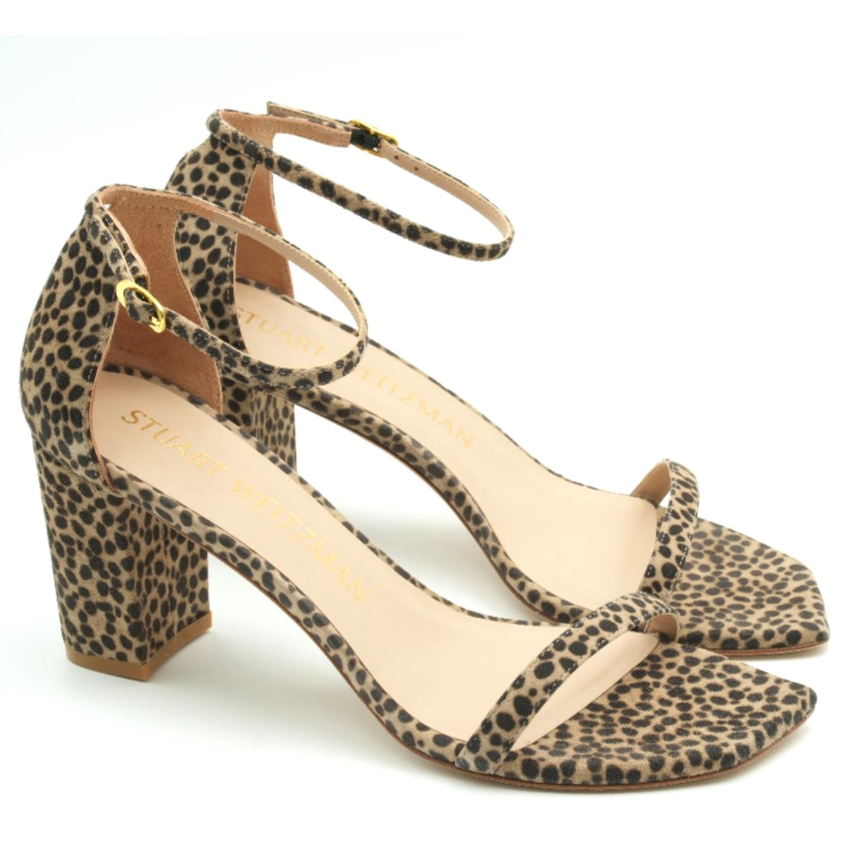 Stuart Weitzman Amelina Block sandal leopard print Size 9