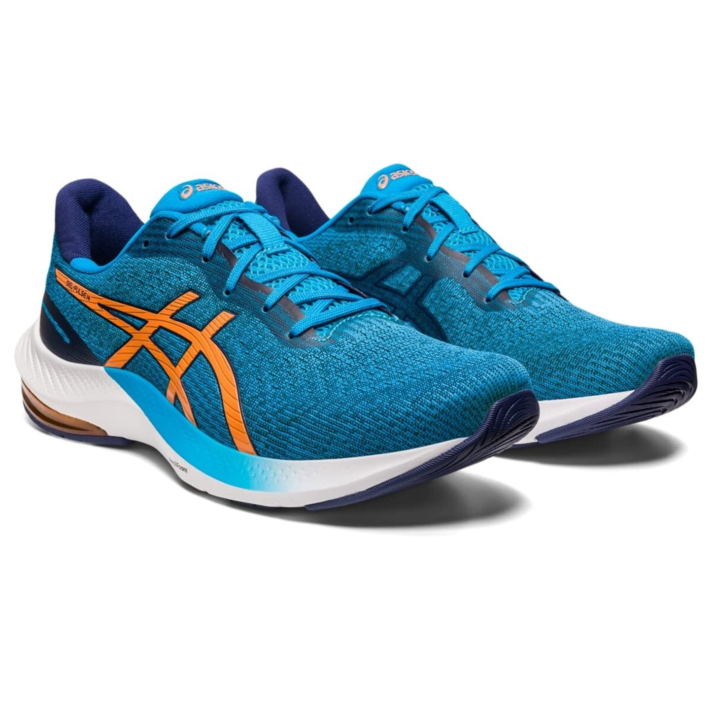 ASICS Men's Gel-Pulse 14 Running Shoes, Size 10.5 , Island Blue/Sun Peach