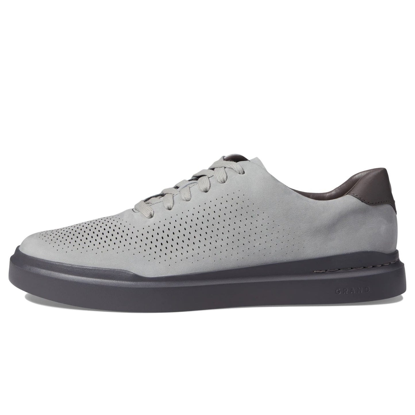 Cole Haan Men's Grandpro Rally Laser Cut Sneaker, Grey Monument, 9.5-M US
