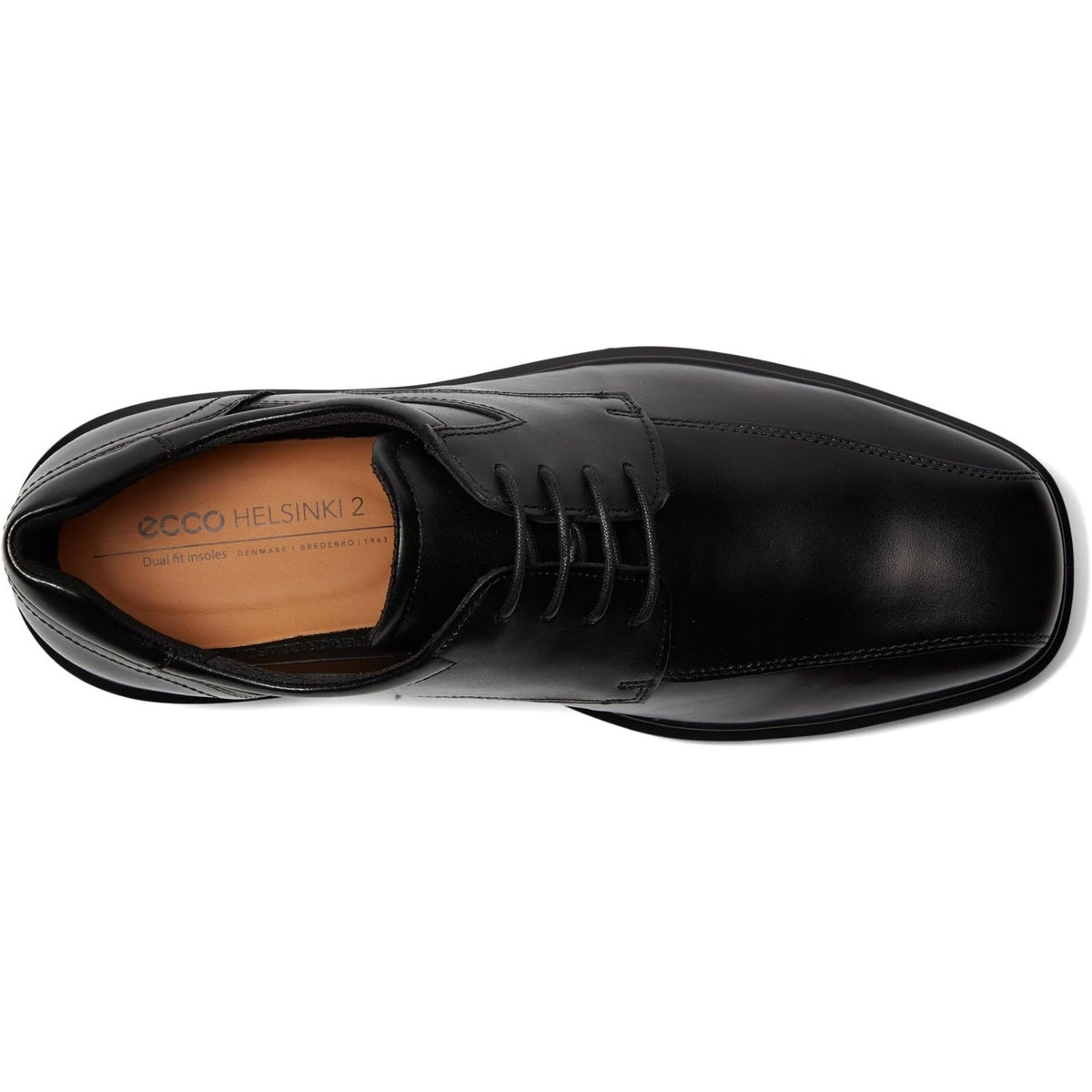 Ecco Helsinki 2.0 Men's Shoes Bike Toe Tie Oxfords Black Leather Size 11-11.5 M