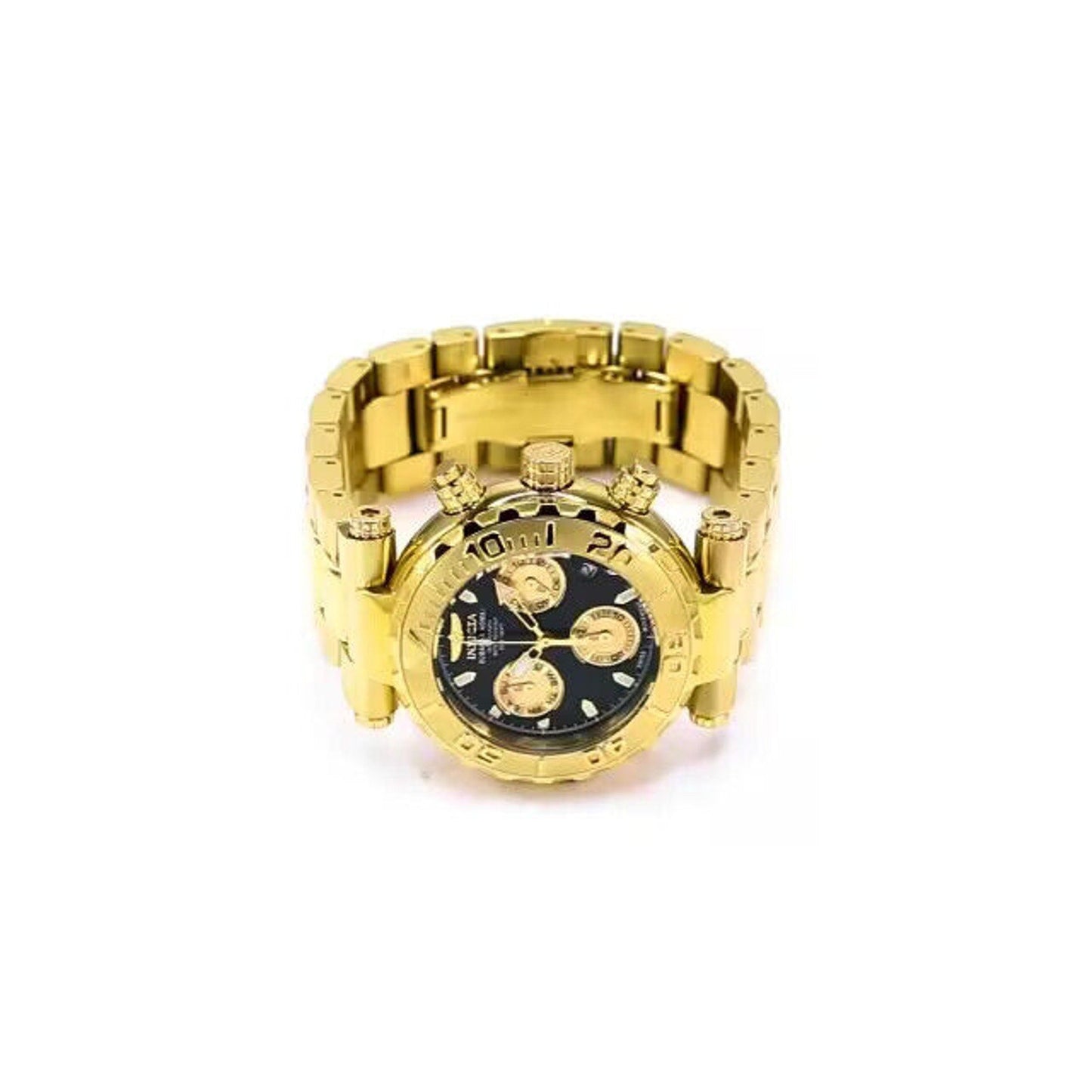 Invicta Subaqua Swiss Ronda Z60 Caliber 47mm Gold Bezel mens watch Invicta