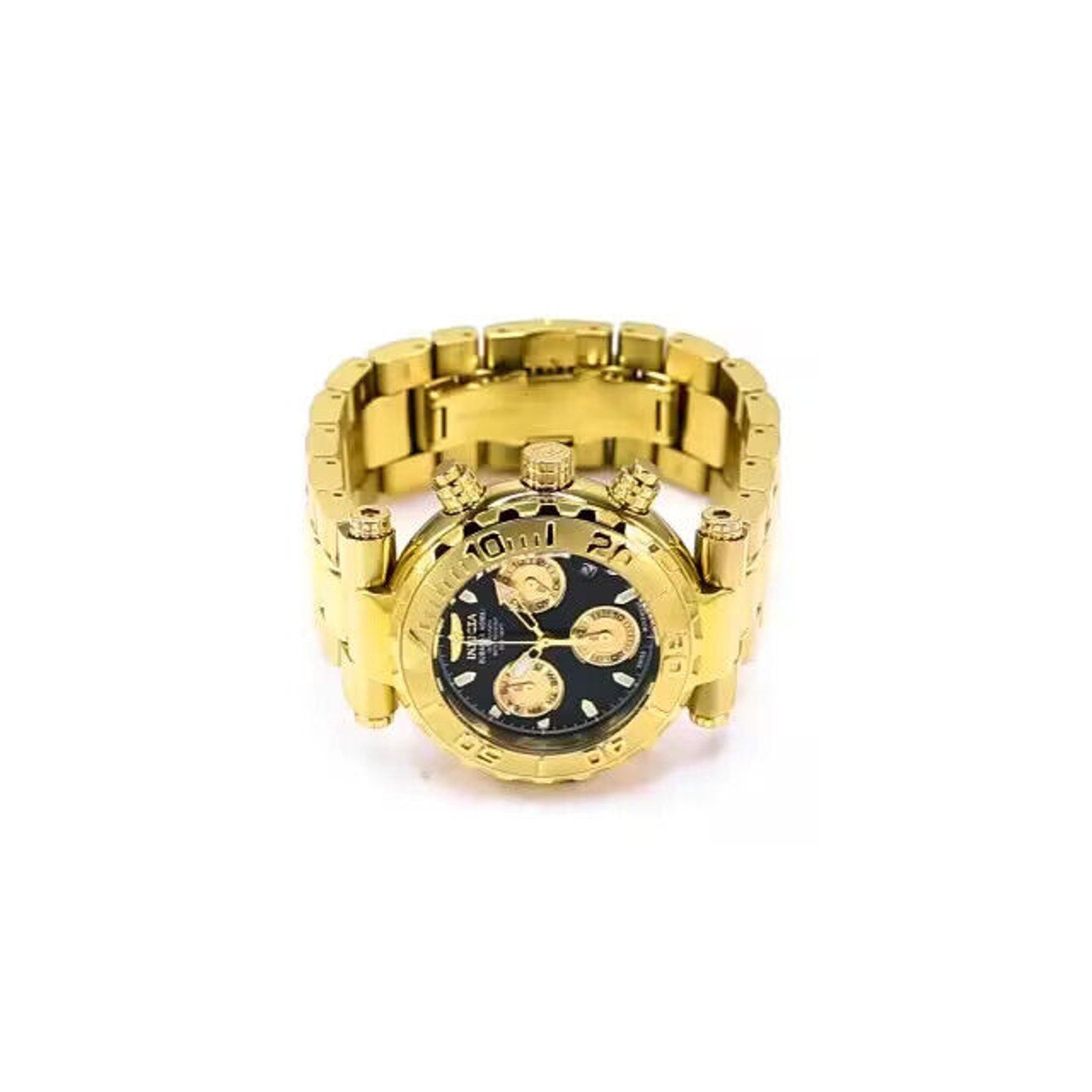 Invicta Subaqua Swiss Ronda Z60 Caliber 47mm Gold Bezel mens watch Invicta