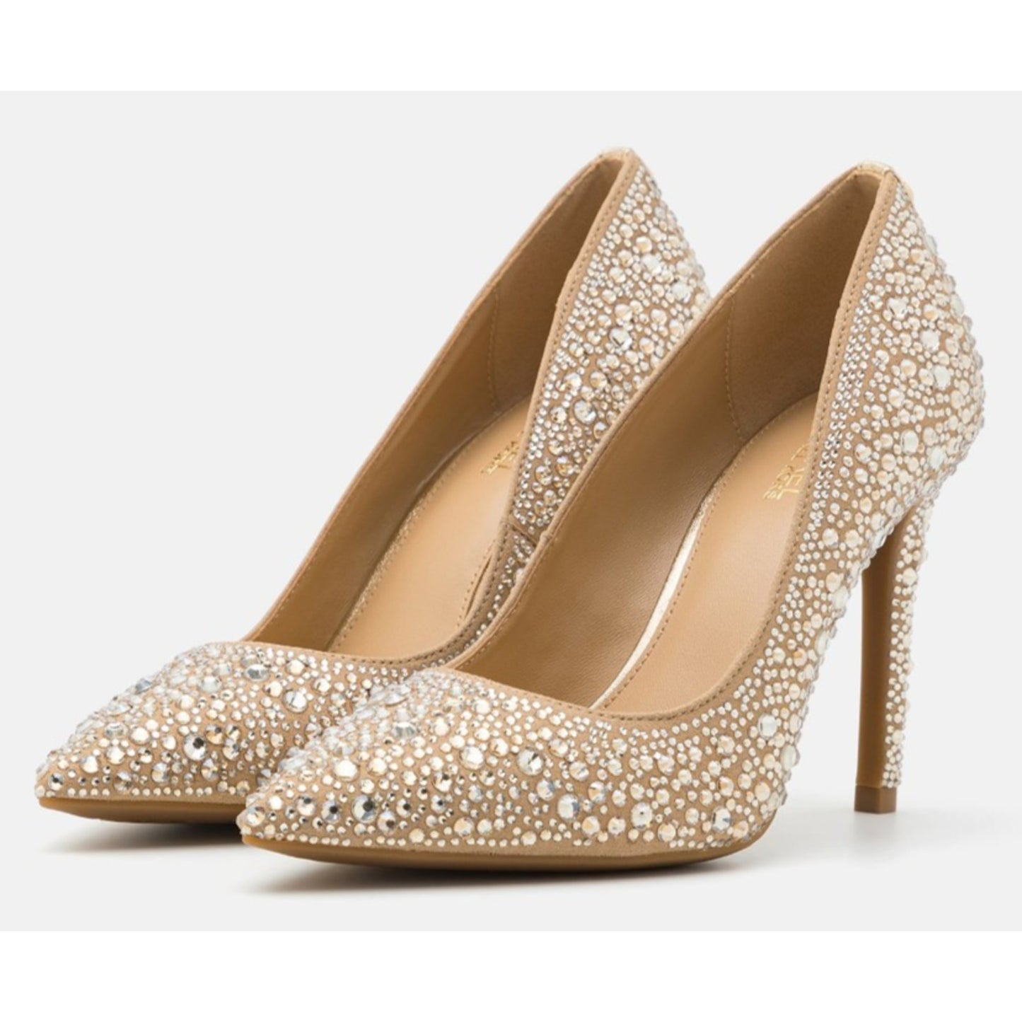 Michael Kors Alina Flex High Pump Women's High Heel Pale Gold 6.5 M