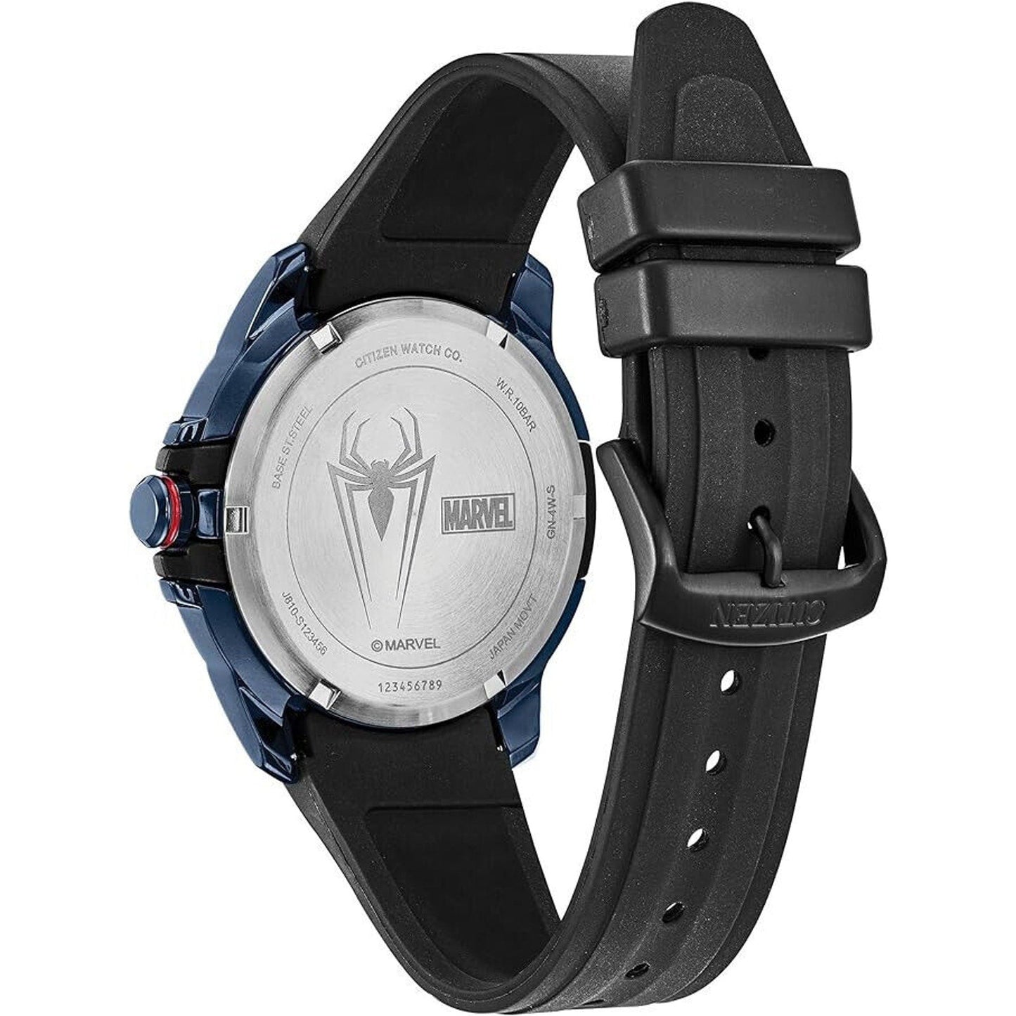 Citizen Men's Eco-Drive Marvel Spider Man Calendar 44mm Watch AW1156-01W Solar Citizen