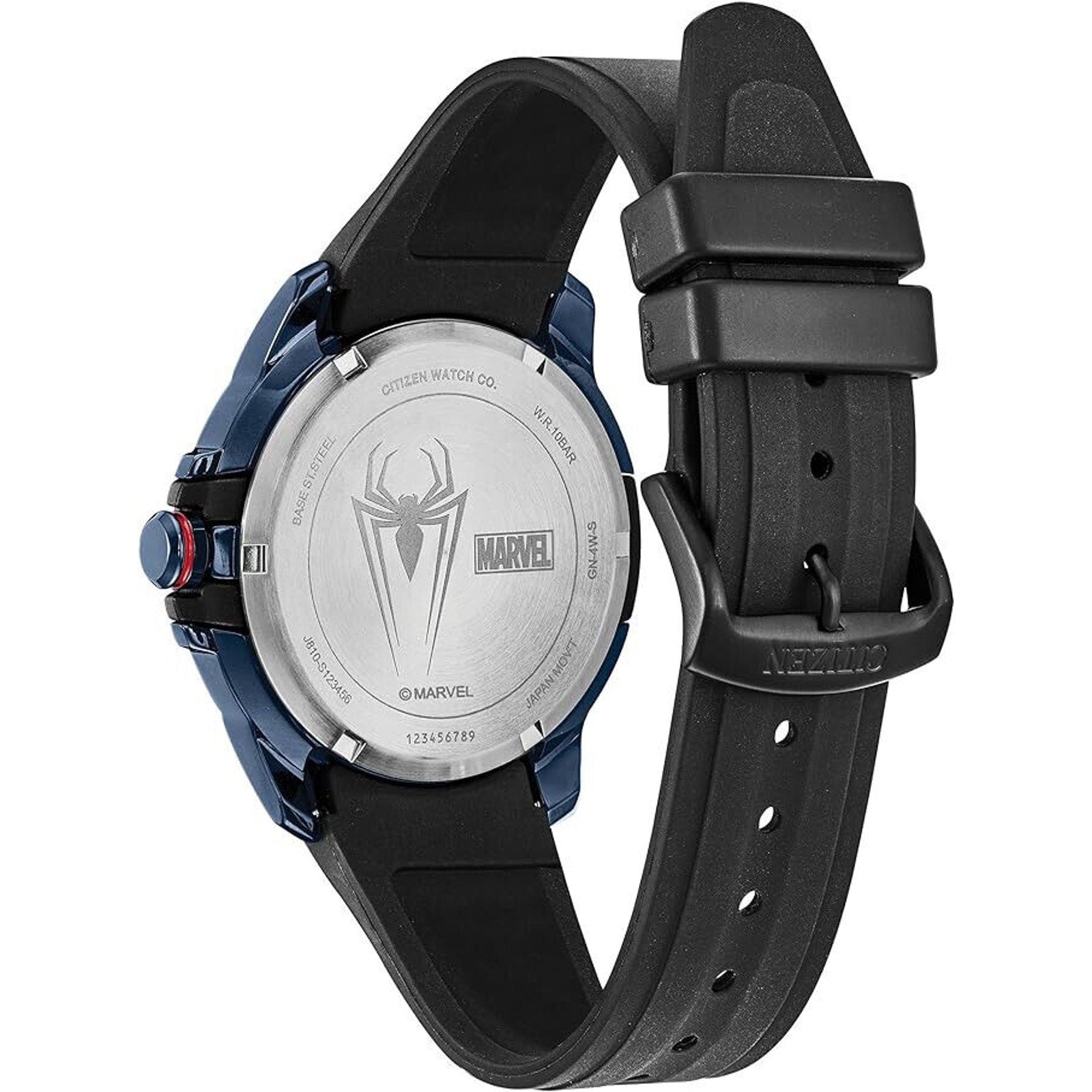 Citizen Men's Eco-Drive Marvel Spider Man Calendar 44mm Watch AW1156-01W Solar Citizen