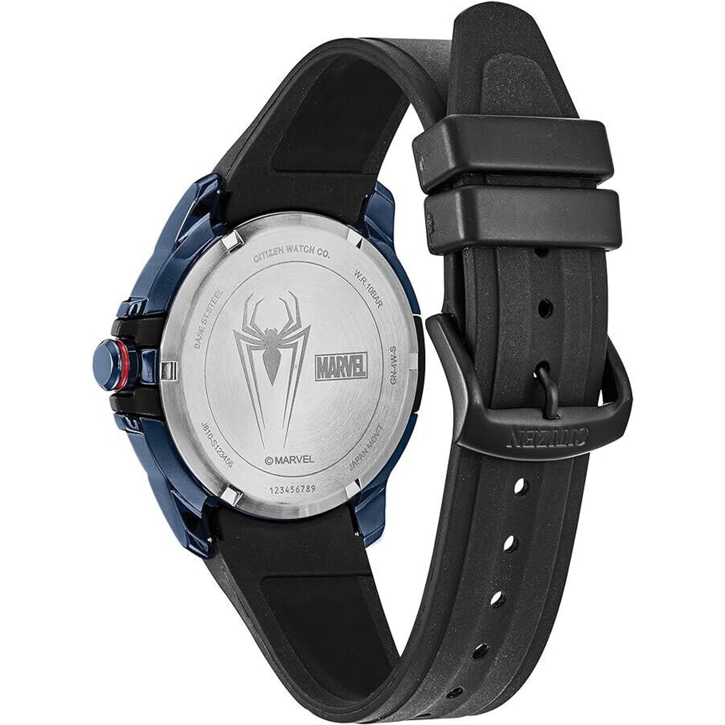 Citizen Men's Eco-Drive Marvel Spider Man Calendar 44mm Watch AW1156-01W Solar