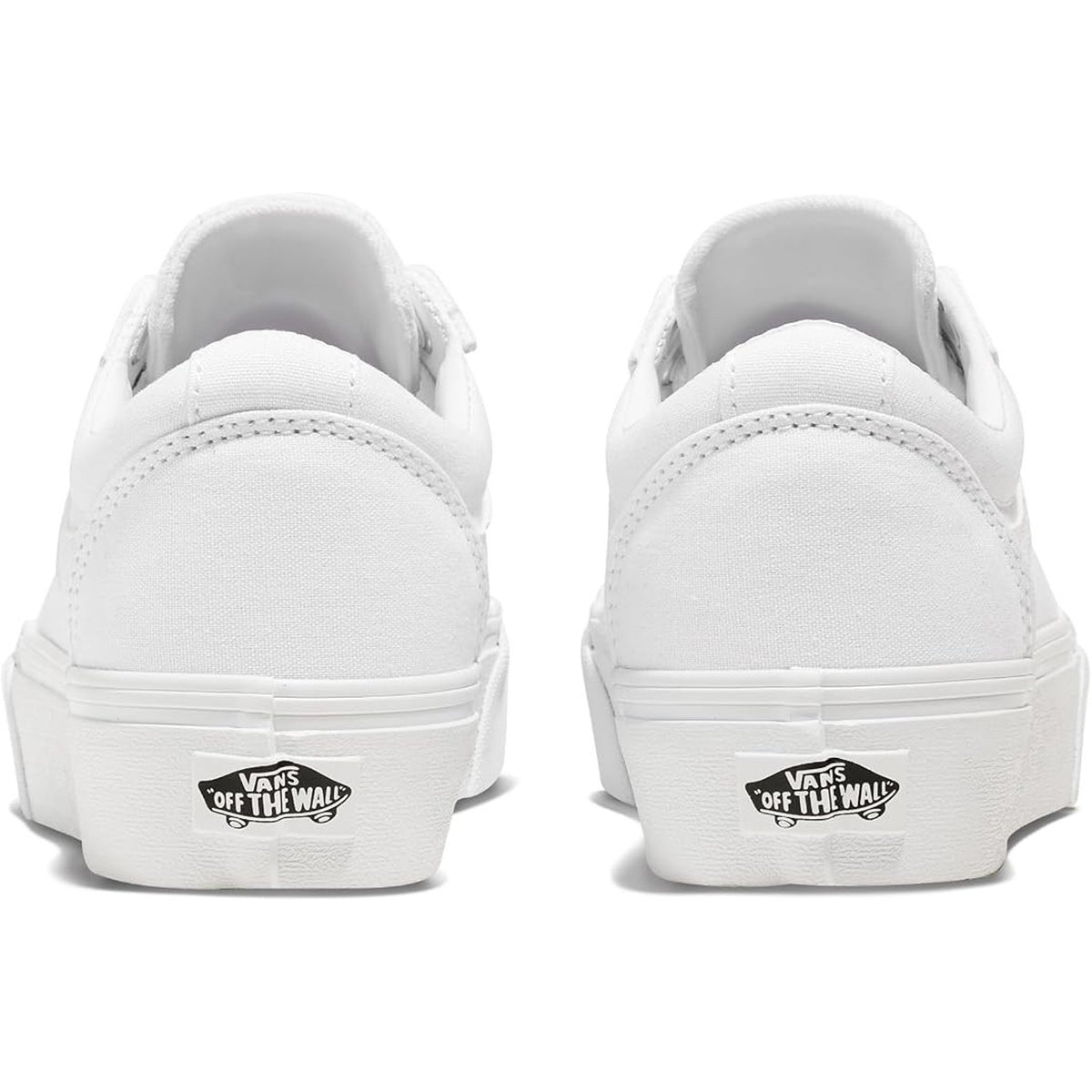 Vans Ward Men's Shoes Rubber Skate Shoes triple white Canvas size 11