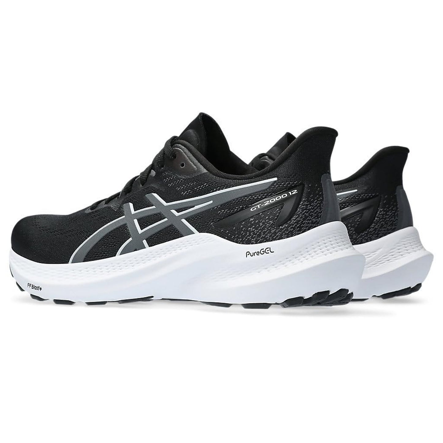 ASICS GT 2000 12 Women 's Running shoes Black/Carrier Grey Size 9.5 Narrow 2A