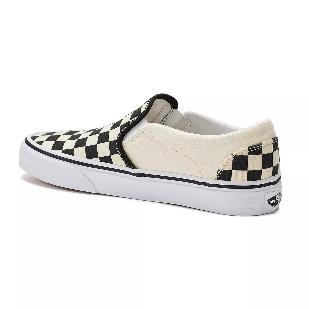 Vans Classic Slip-On Women’s Sneaker Checkerboard Black White Size 7
