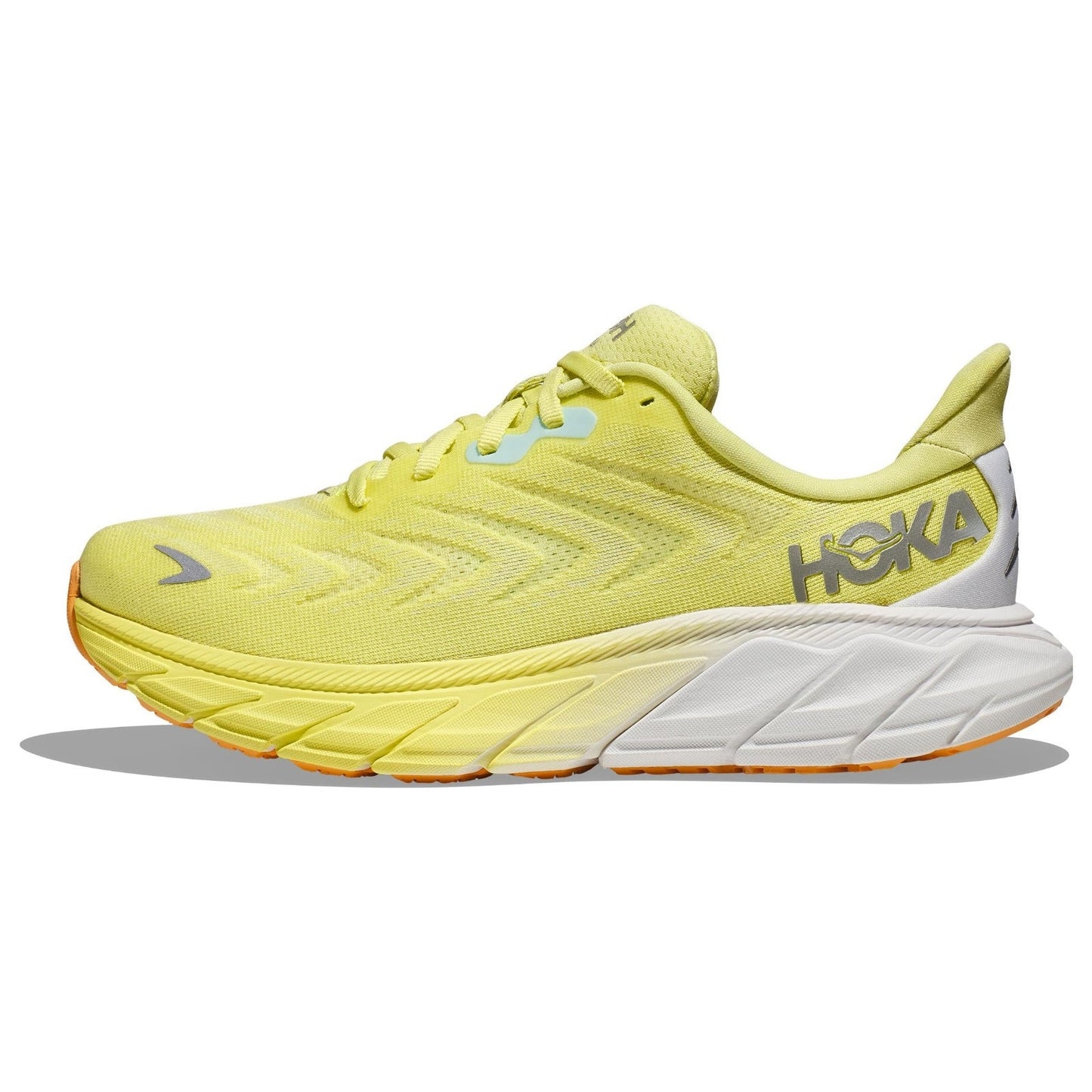 Hoka One Women's Arahi 6 Running Shoes Citrus Glow White Size US 7.5 B
