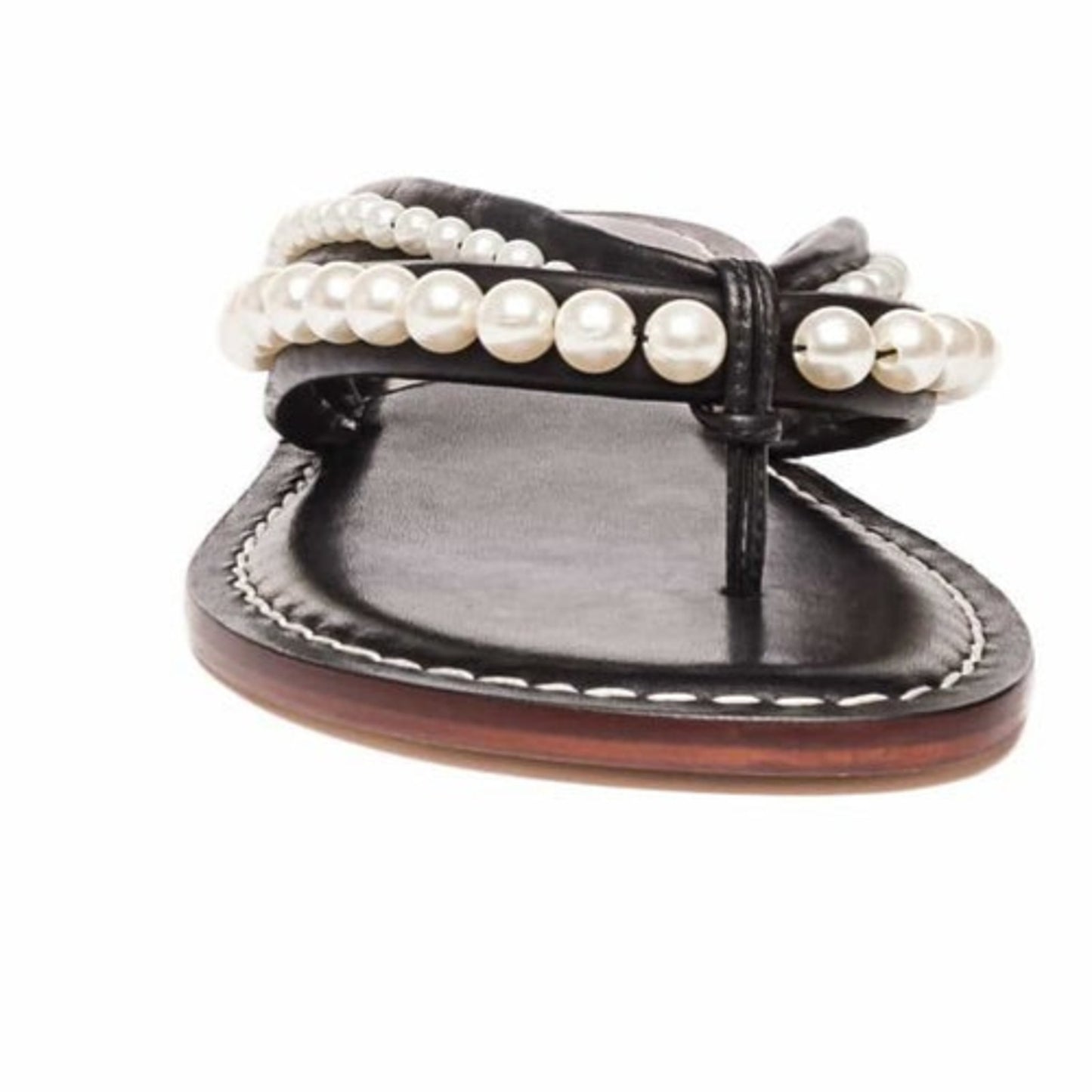 Bernardo Miami Pearl Womens Sandal Size 8 M Black Graphite Antique Calf Leather