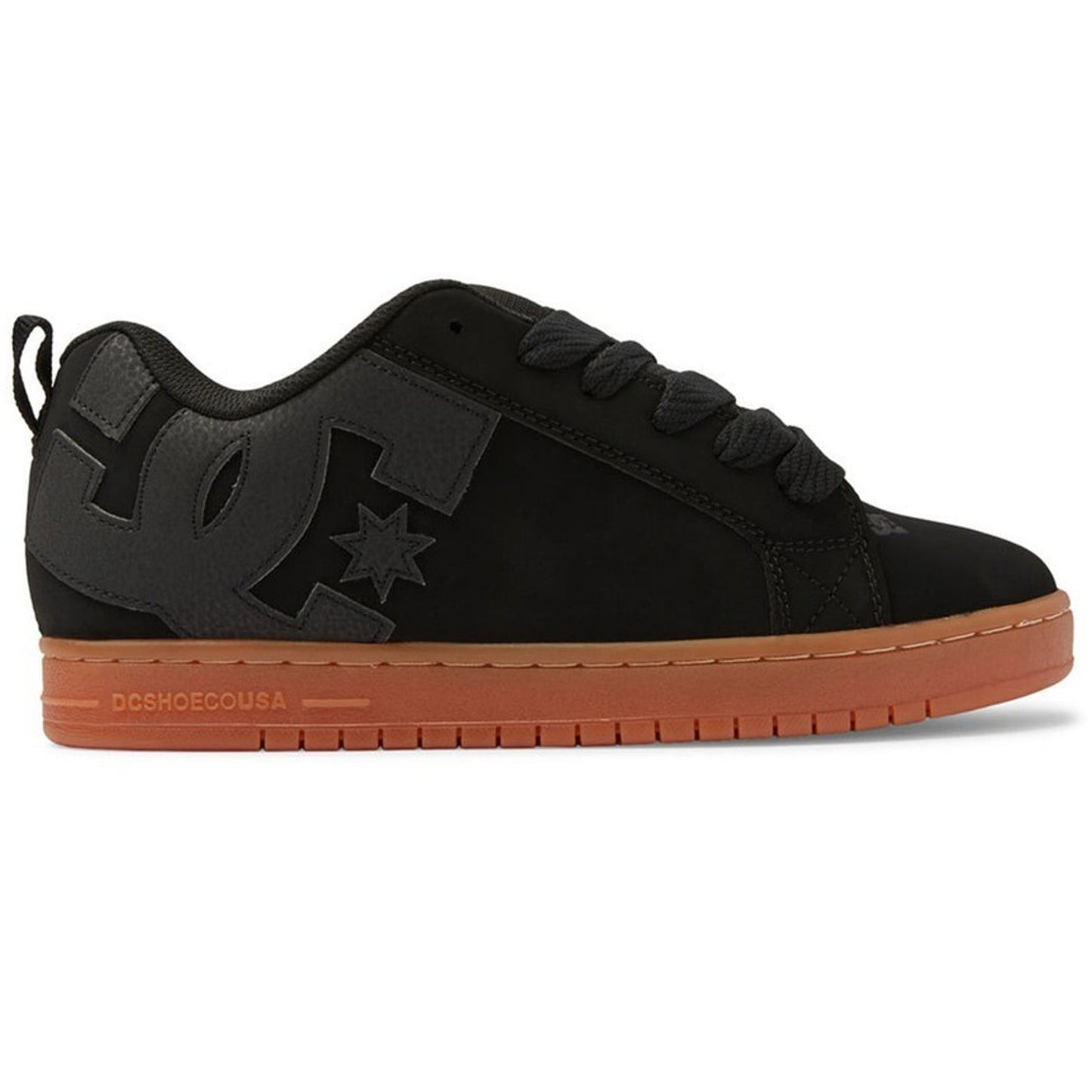 DC Shoes Men's Court Graffik Skate Shoe Black/Dark Chocolate - 300529-Size 8 M