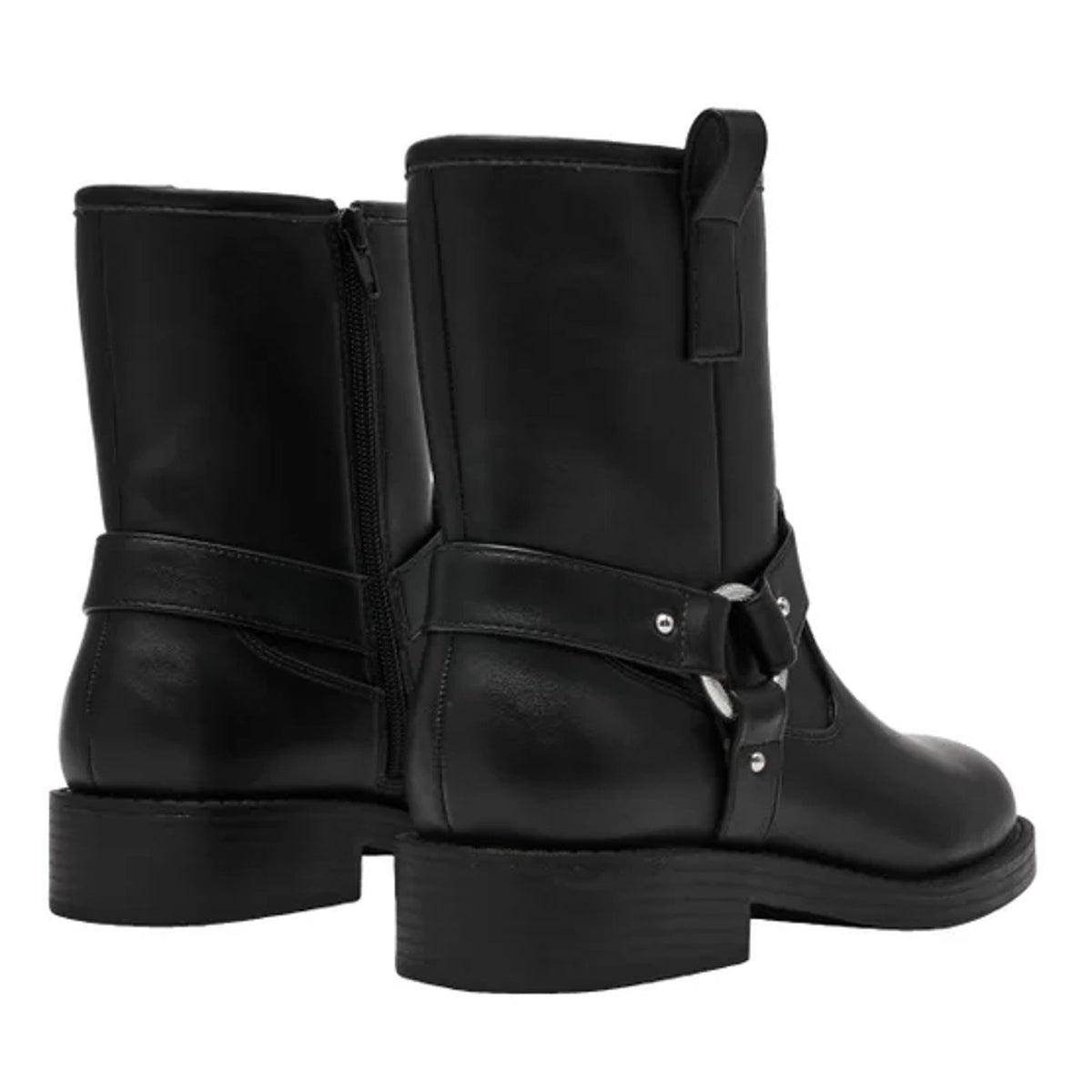 Dolce Vita Women’s Moto Boots Black Leather Size 10 M Motorcycle Biker Boots
