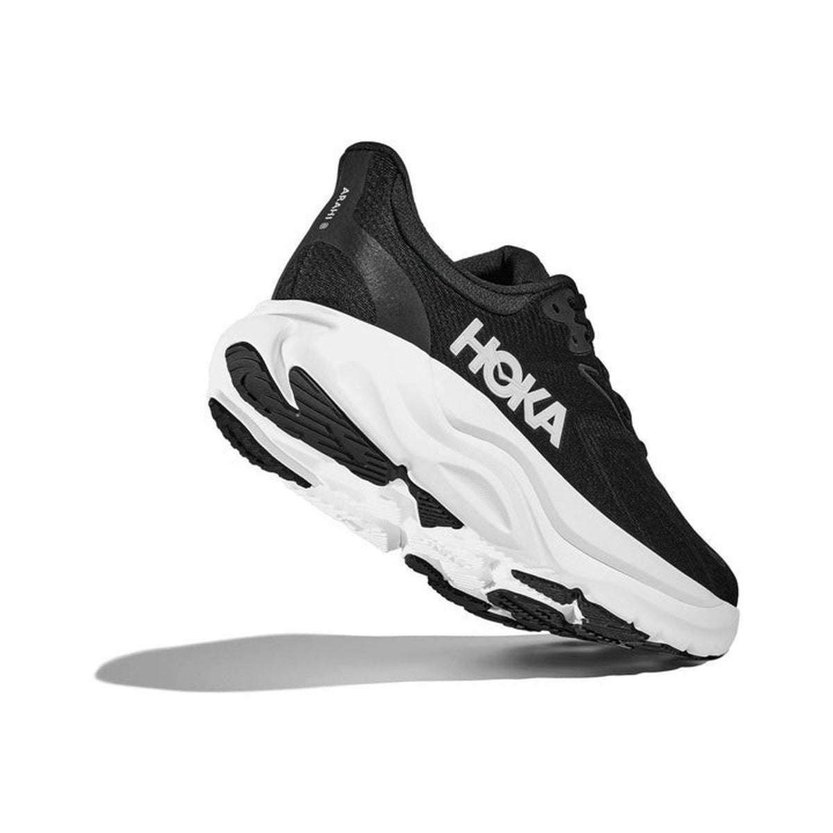 Hoka Arahi 8 Running Shoes Men's Running Shoes White /Black Mesh Size 11