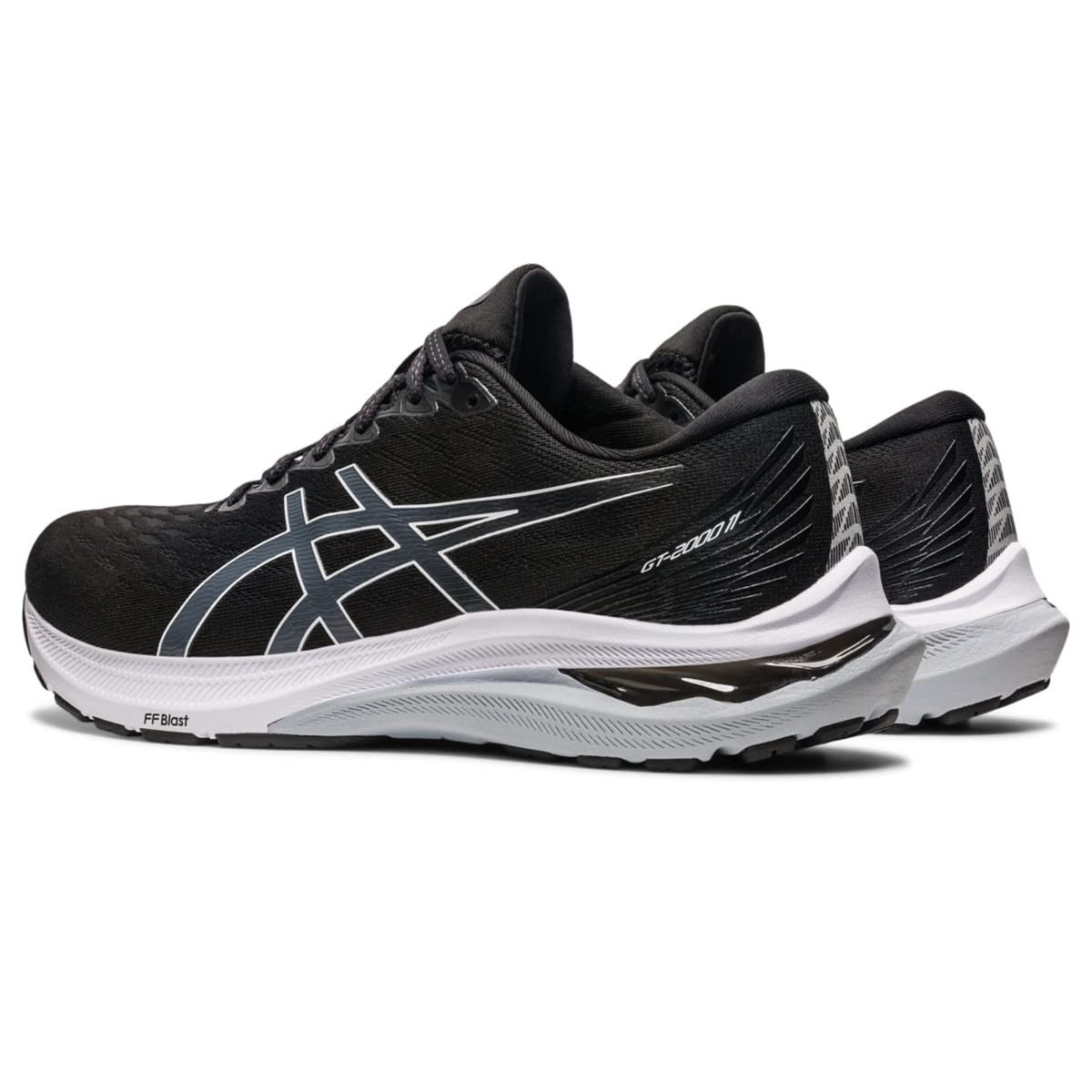 ASICS GT-2000 11 Men's Running Shoes Black/White Size 10 4E - Extra Wide