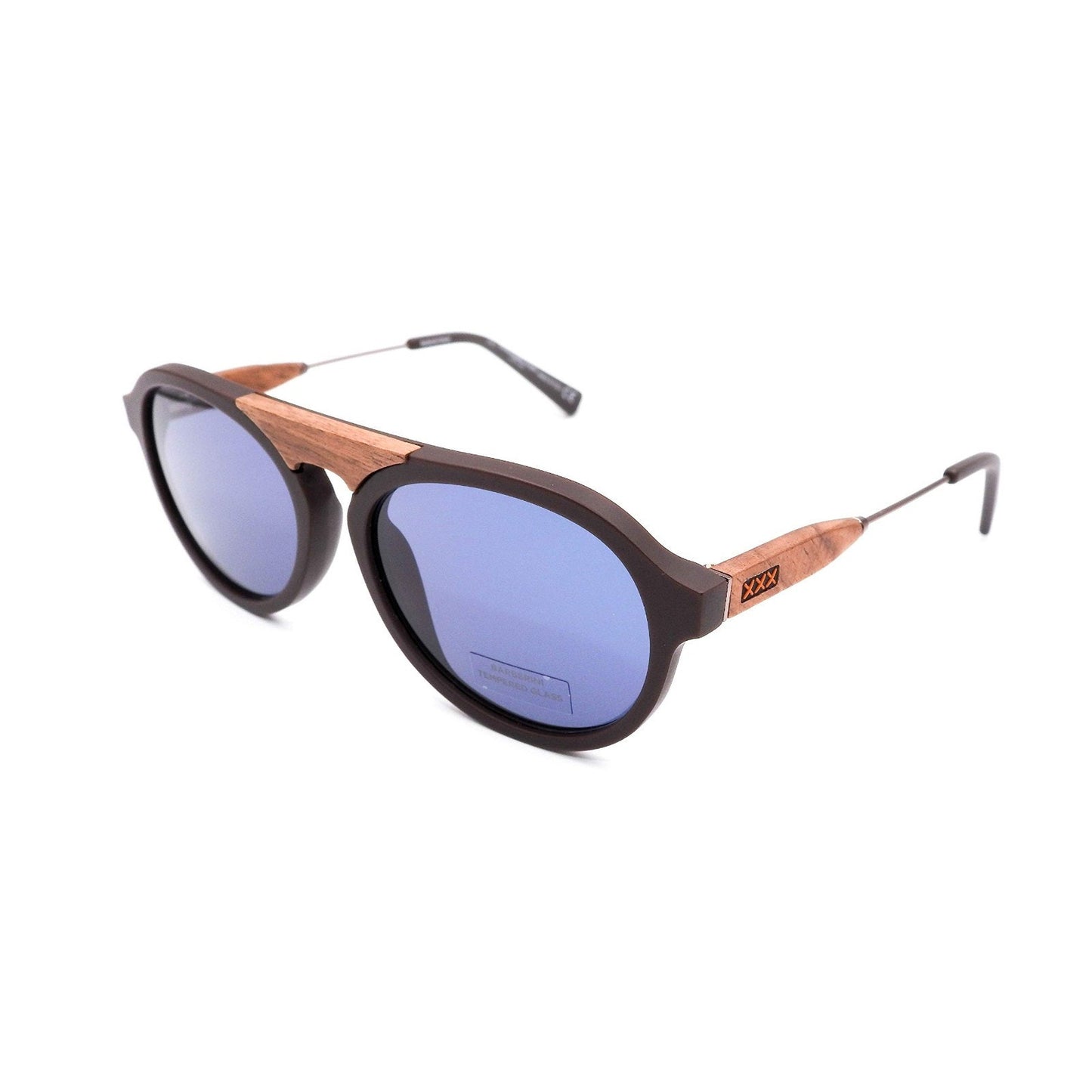 Ermenegildo Zegna ZC0027-50V SUNGLASSES Dark Brown 55MM 17-140 Authentic Italy