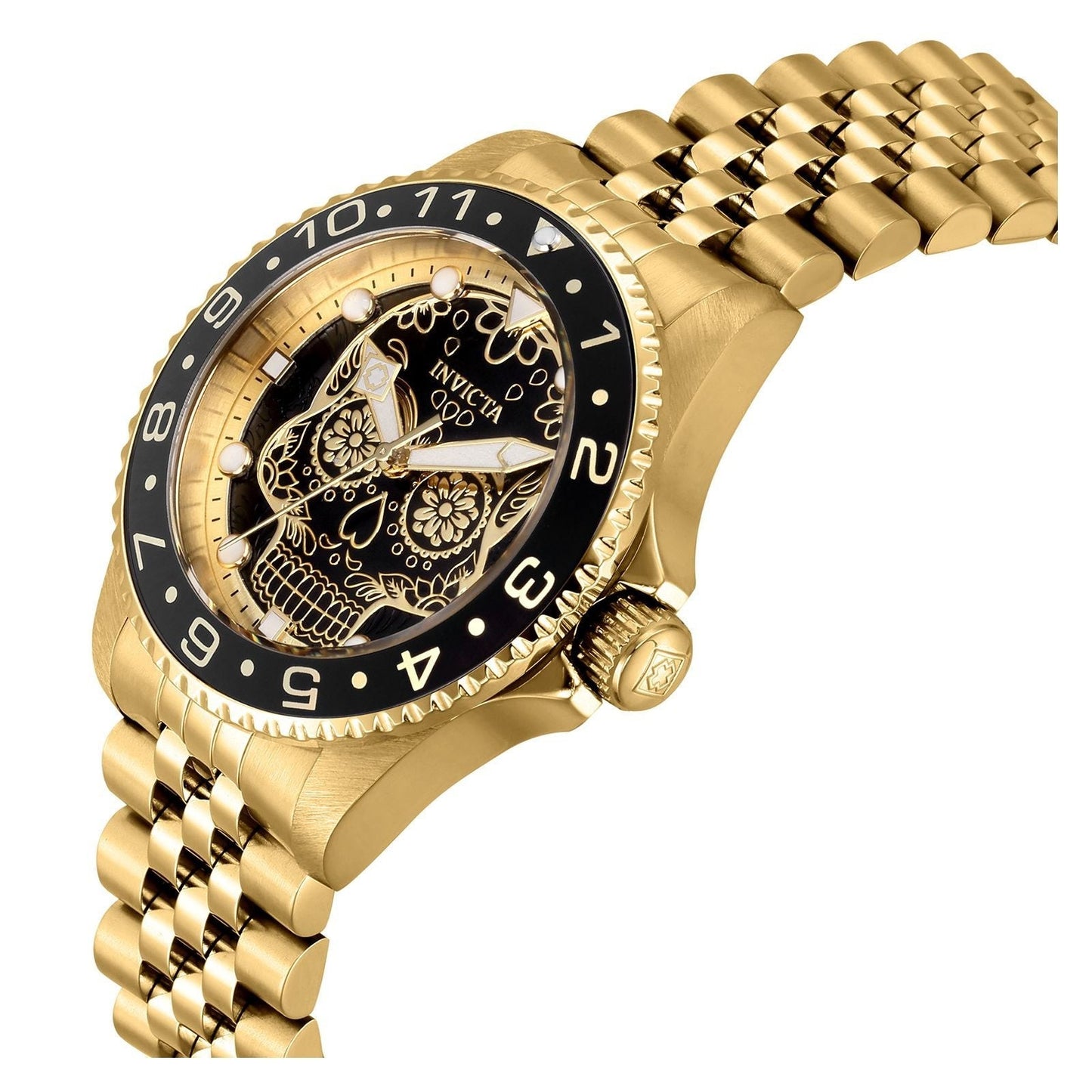Invicta Men's 40mm Pro Diver Dia De Los Muertos Men's MOP Skull Dial Watch