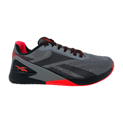 REEBOK NANO X1 TR MENS Cross Trainer Core Black/Pure Grey /Orange Flare 11 US