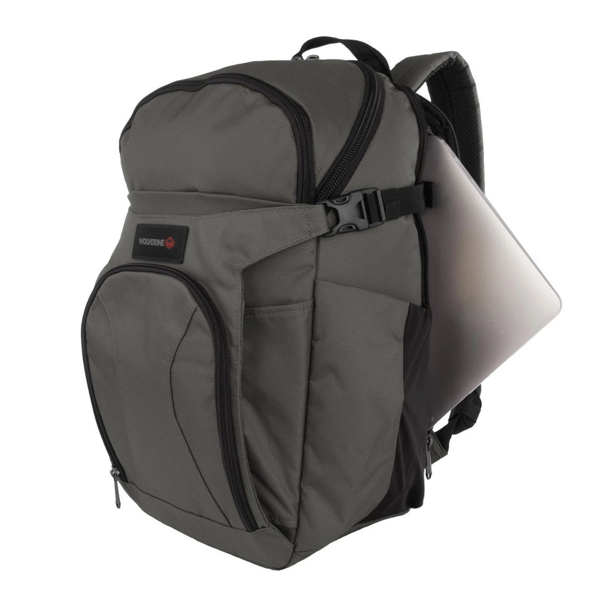 WOLVERINE unisex adult 33L Cargo Pro Backpack Gunmetal 17" laptop 18 x 12x10