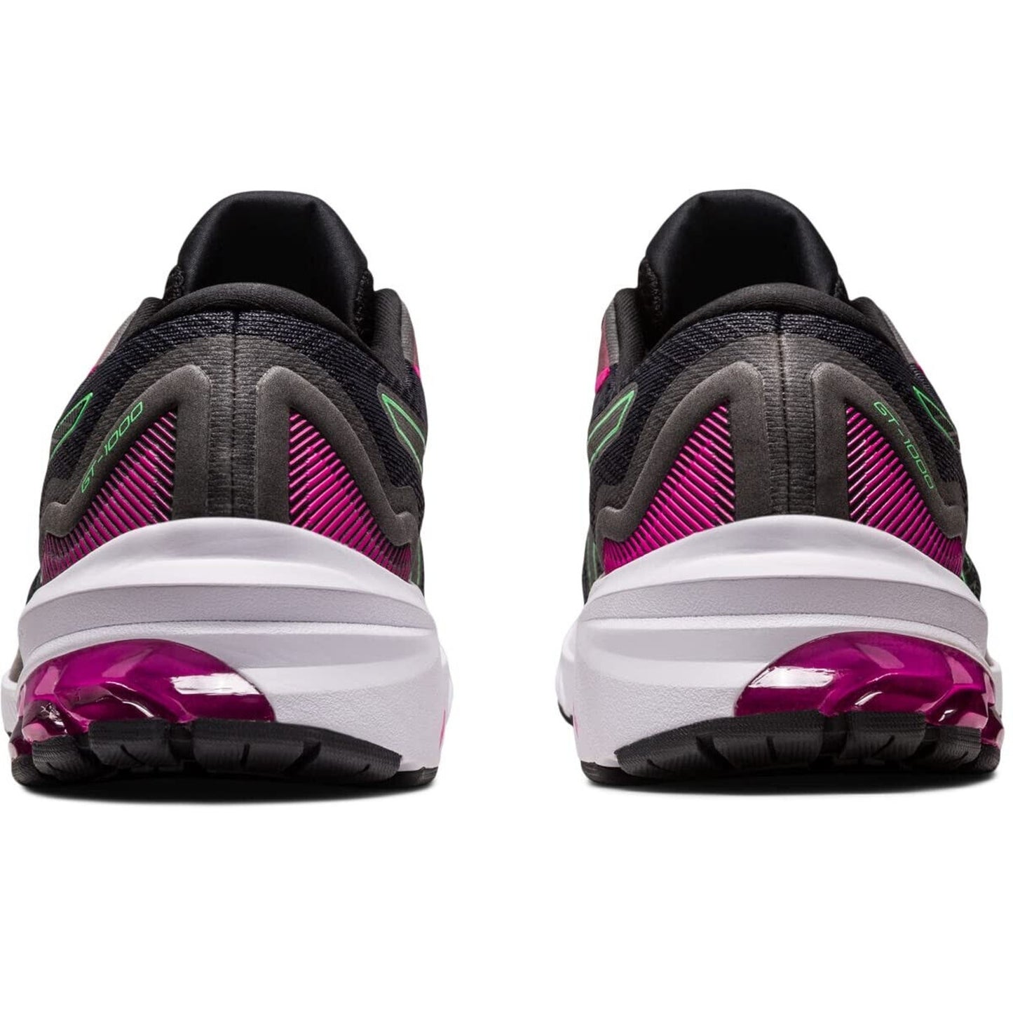 ASICS GT-1000 11 Womens Running Shoes Black/Pink 1012B197-004 Size 7 US