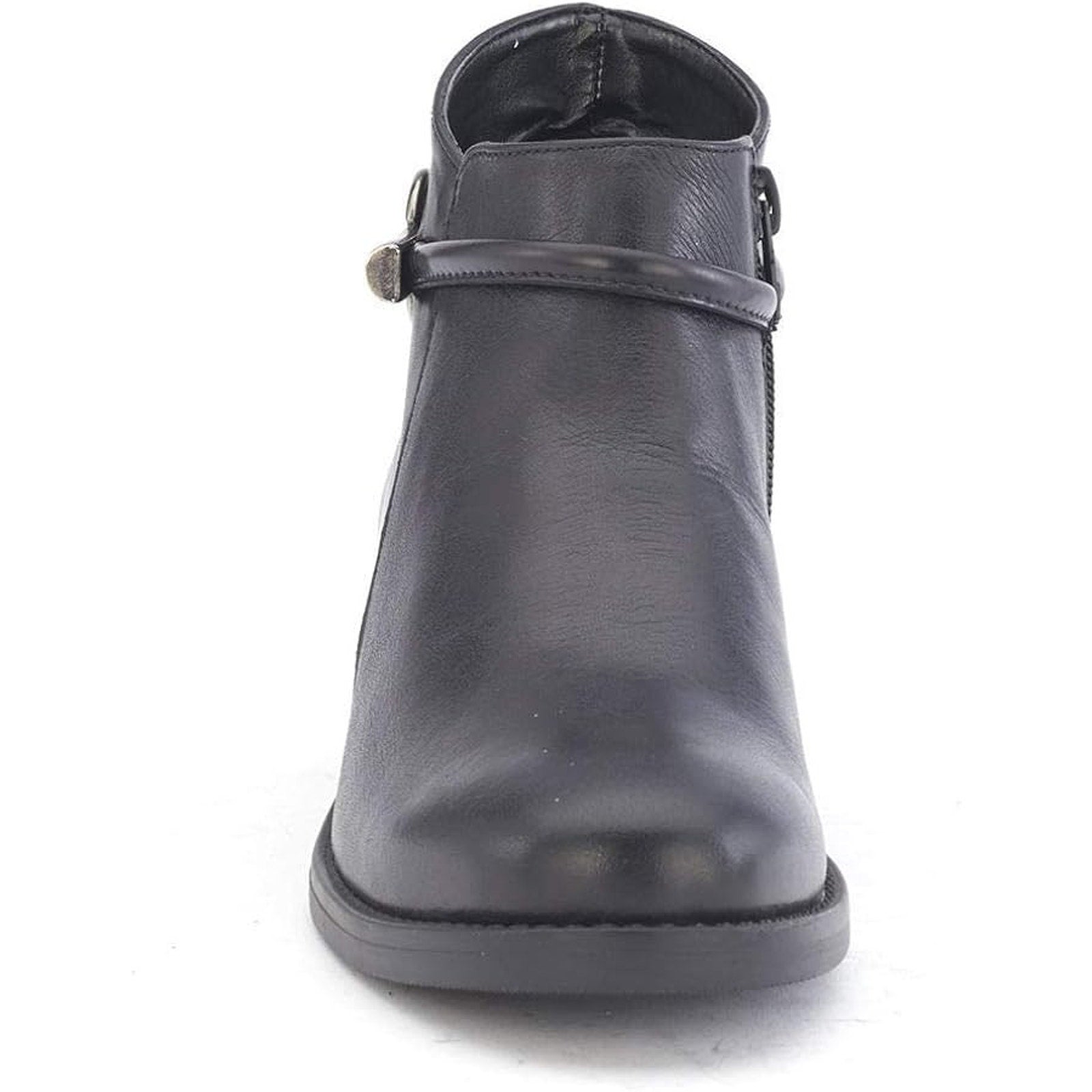 David Tate Miller Women's Ankle Booties Black Calf Skin Size 9M David Tate