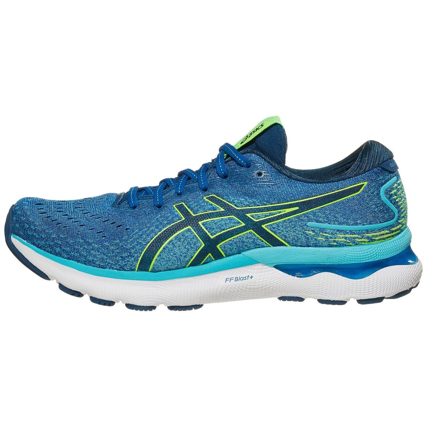 ASICS GEL-Nimbus 24 Men's Running Shoes Lake Drive/Hazard Green Size 12 US