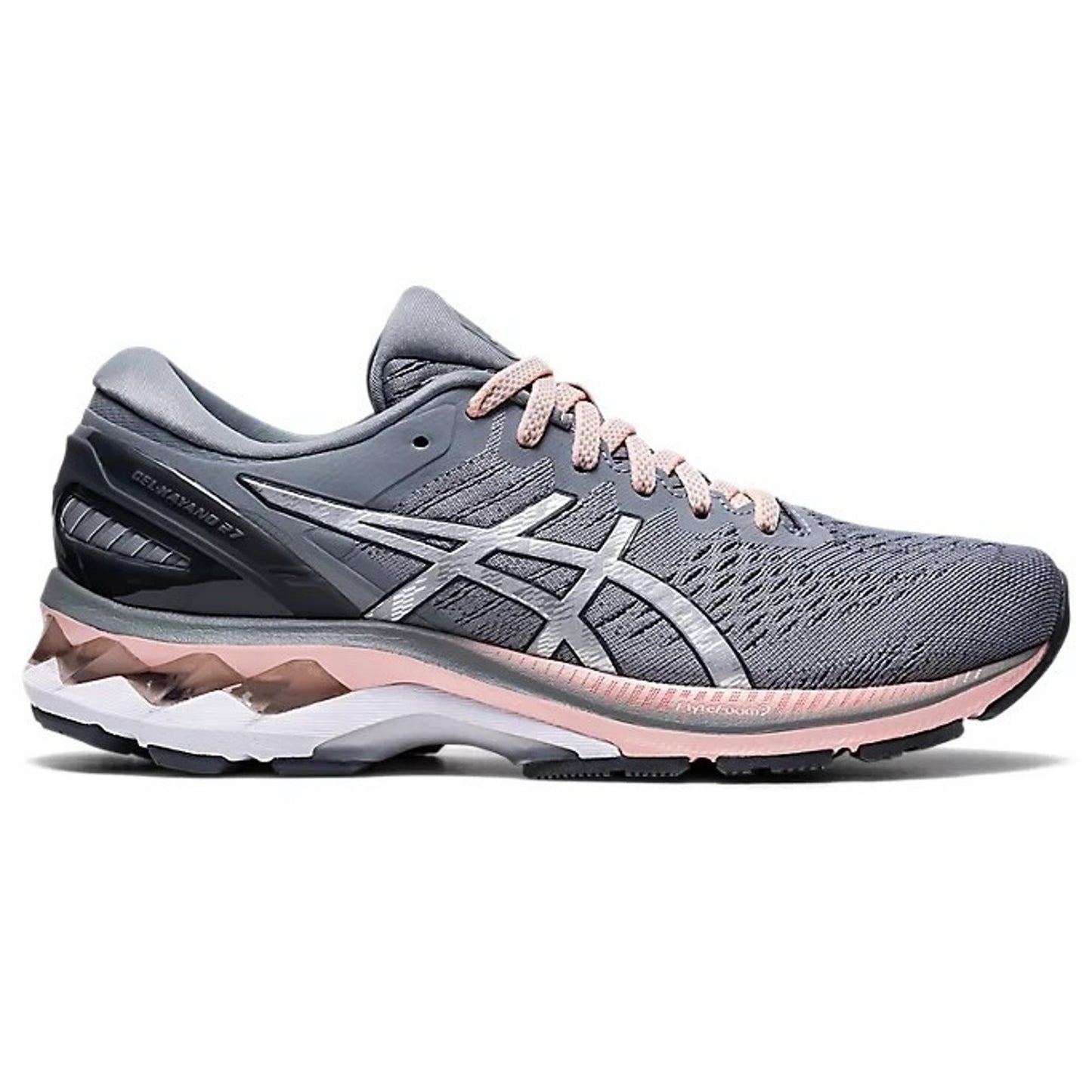 Asics Gel-Kayano 27 Womens Running Shoes Size 10 Sheet Rock/Pure Silver