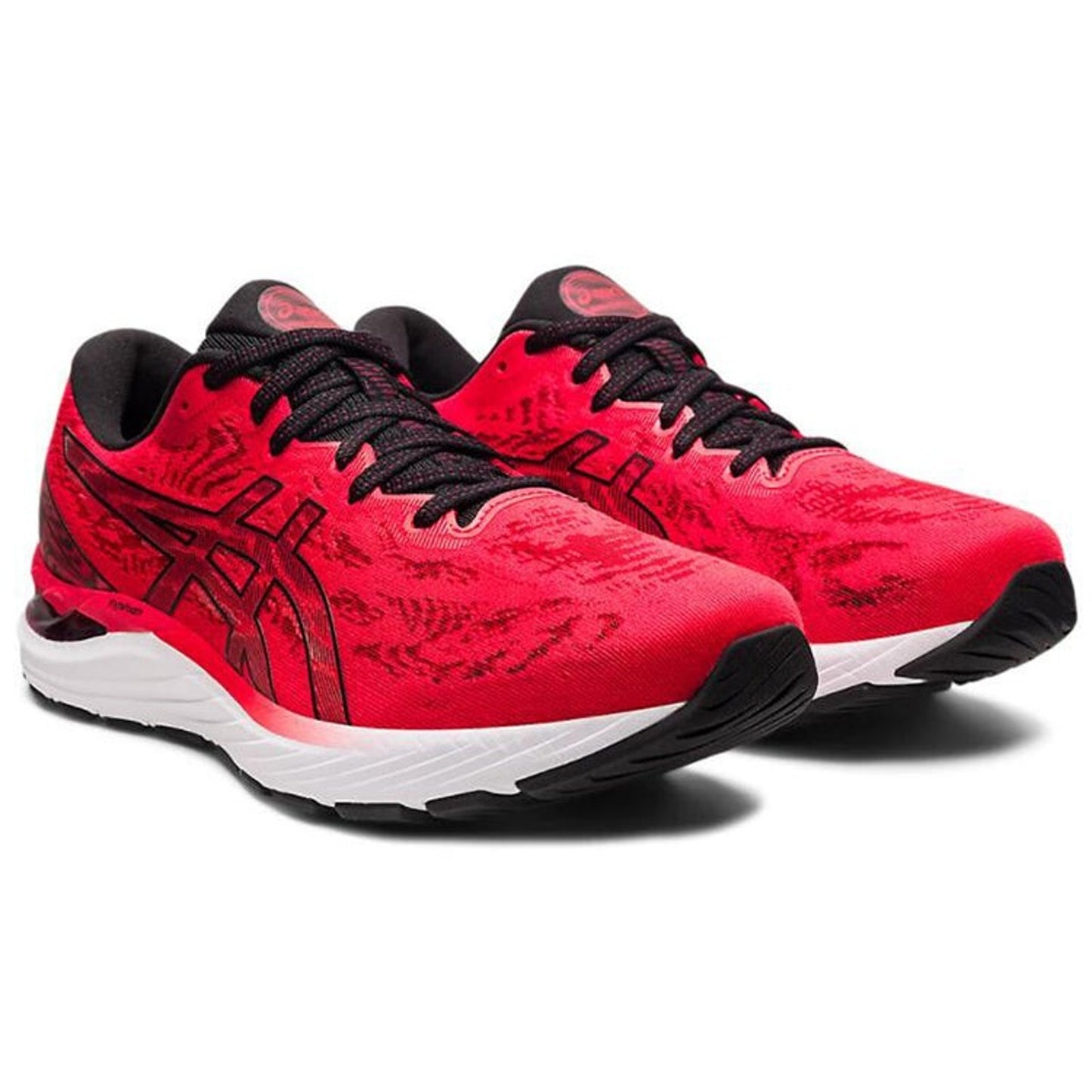 ASICS Men's Gel Cumulus 23 Running Shoes, Electric RED/Black 9 M