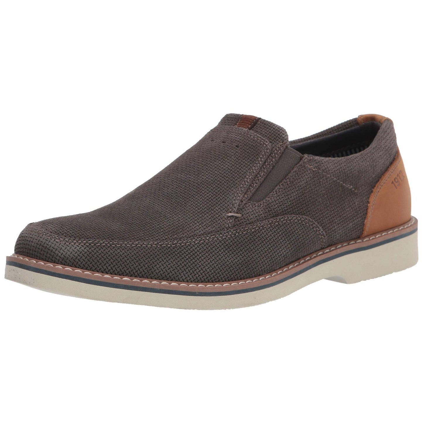 Nunn Bush Men's Barklay Moc Toe Slip-on Loafer with Comfort Gel 12 Wide