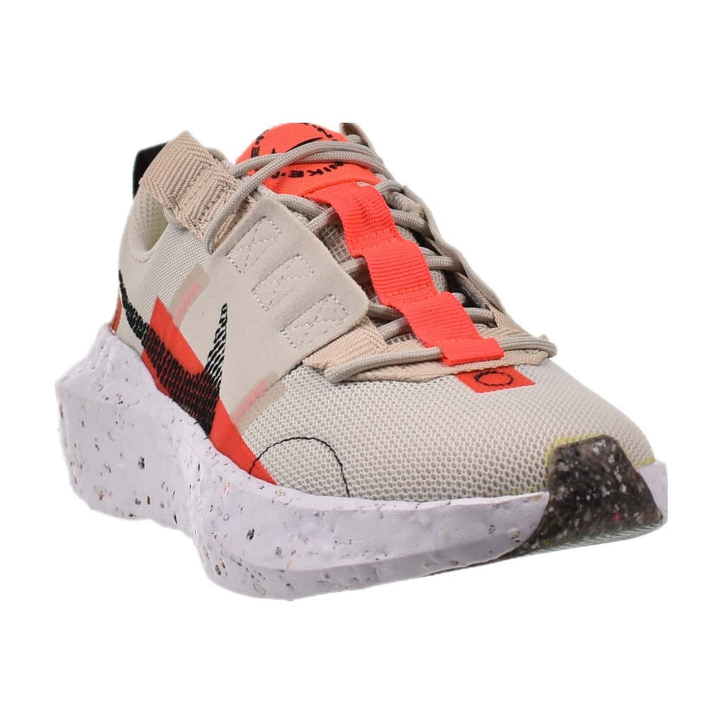 Nike Crater Impact Women's Running Shoe Light Bone Black /Bright Crimson  US 8