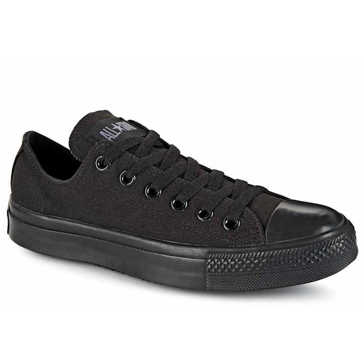 Converse All Star Chuck Taylor Women's Shoes Canvas Ox Black Mono Sneakers 7.5 M