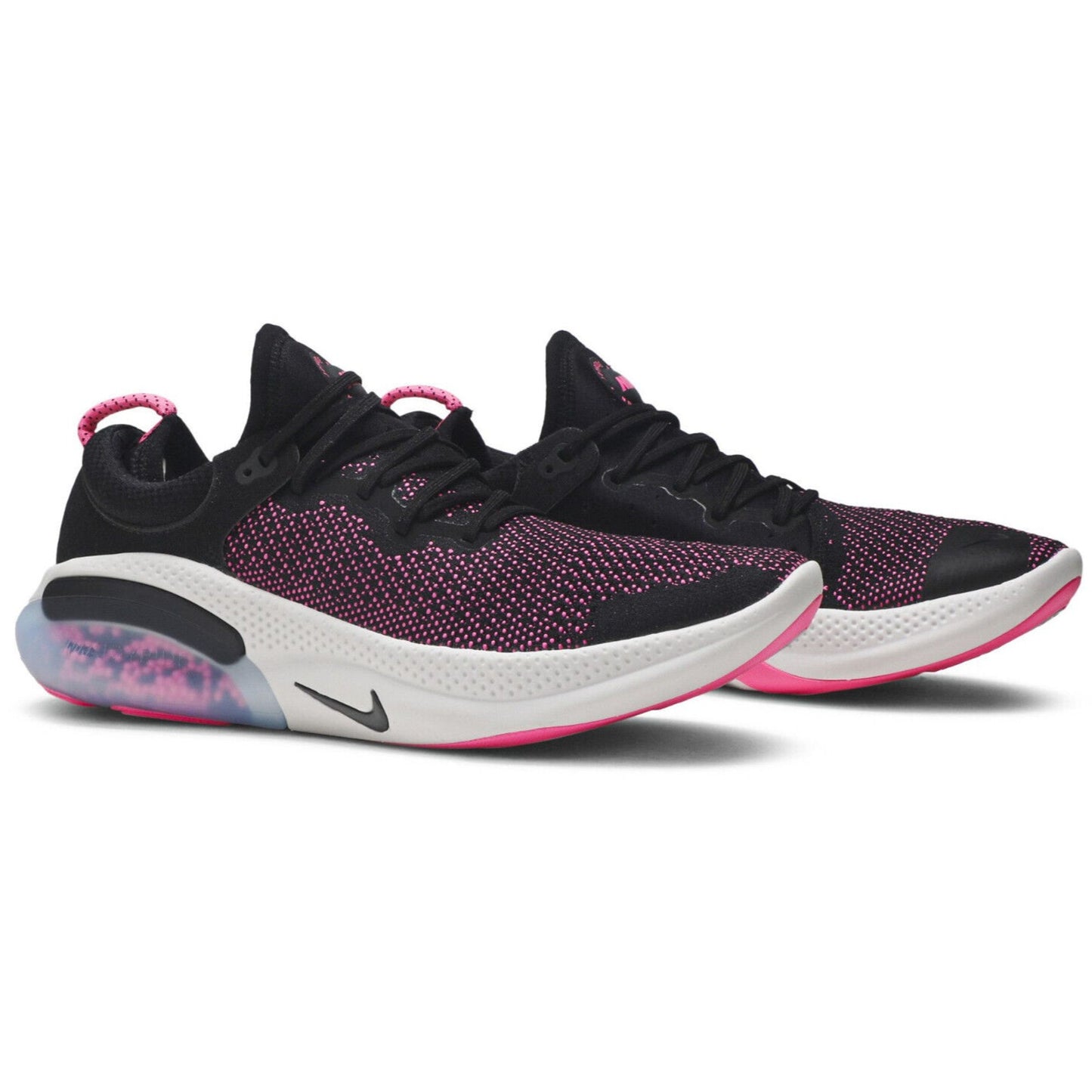 Nike Joyride Run Flyknit Mens Running Shoes Black/Pink Blast Size 7.5 US