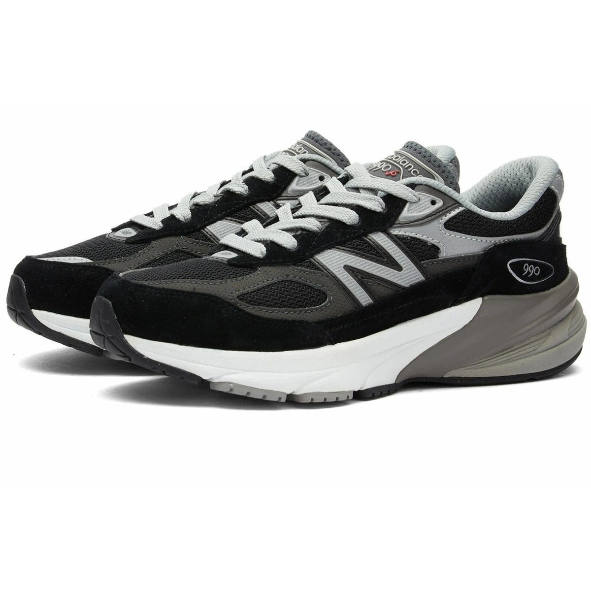 New Balance FuelCell 990v6 Big Kid Size 4 / Women 5.5 Running Shoes Black Grey