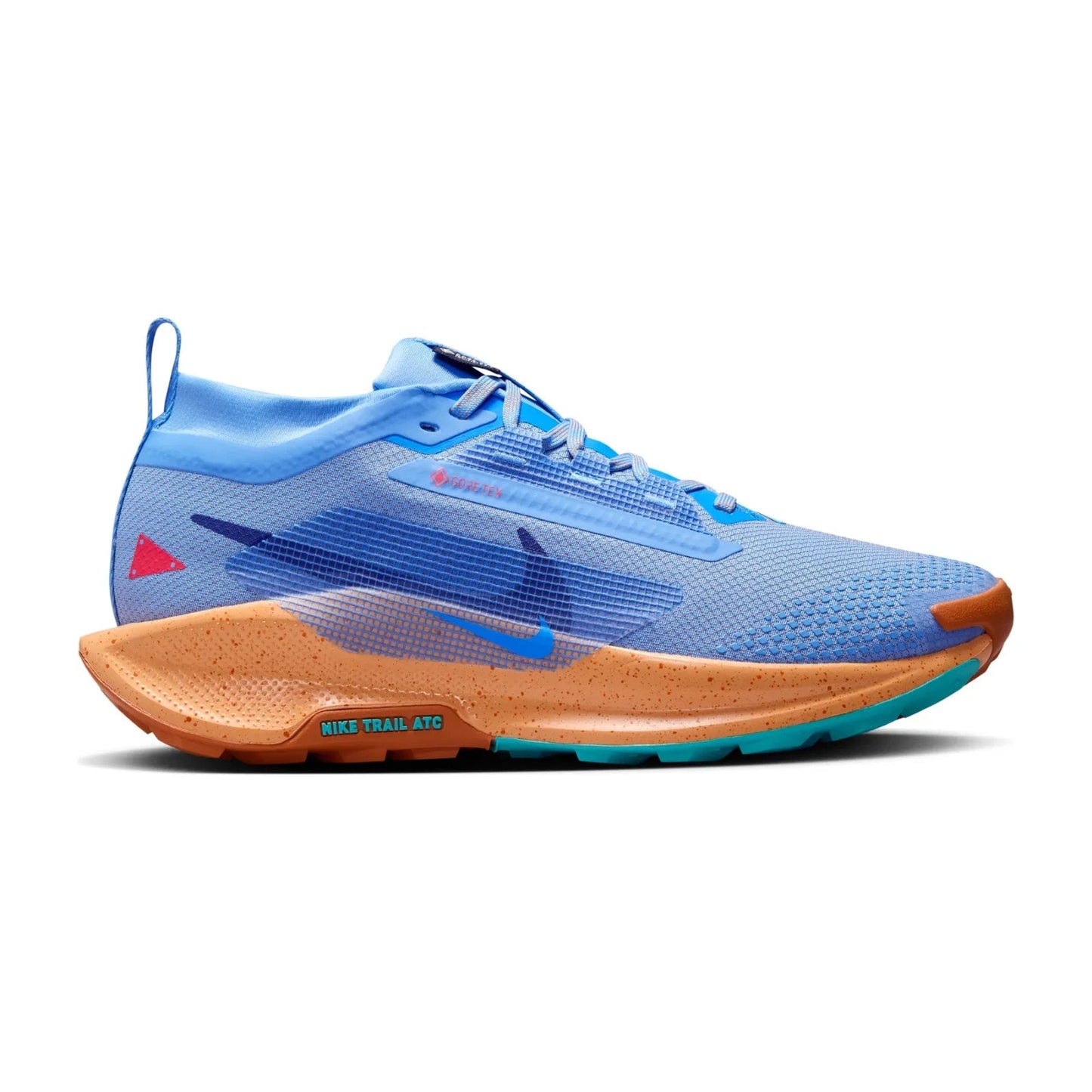 Size 9.5 Nike Pegasus Trail 5 Gore-Tex Blue Beyond Copper Moon Monarch Blue