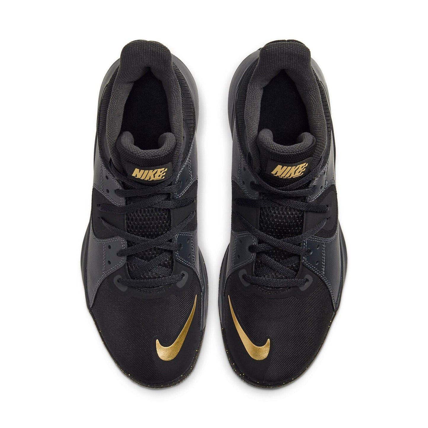 Nike Fly.By Men's Basketball Shoes Mid Black/Gold CD0189 004 Size 9 US