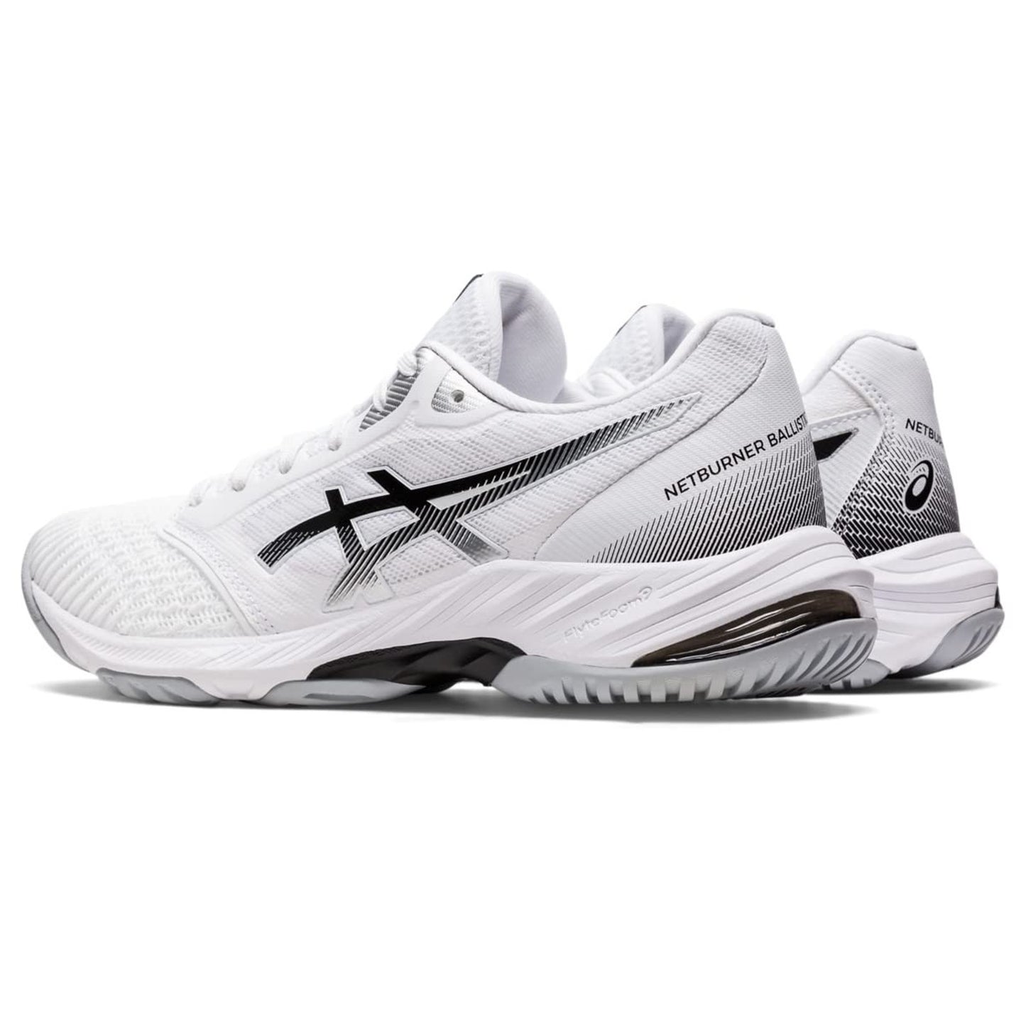 ASICS Netburner Ballistic FlyteFoam 3 Women's Shoes 10 US, White/Black