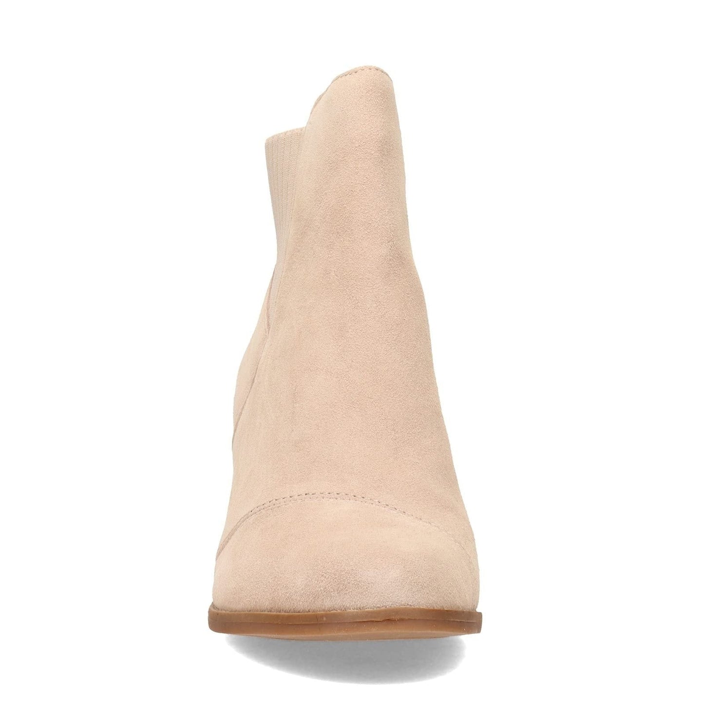 TOMS Women's Sadie Ankle Wedge Suede Booties Sand Suede Size 11 NEW TOMS