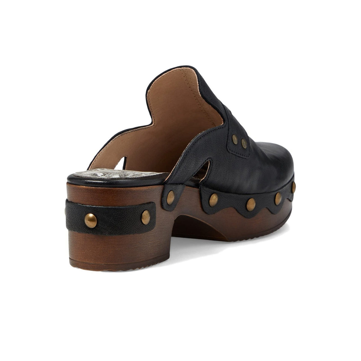 Eric Michael Women's Black Leather Clogs Delphi Size 10-11 US - 41 EU Medium