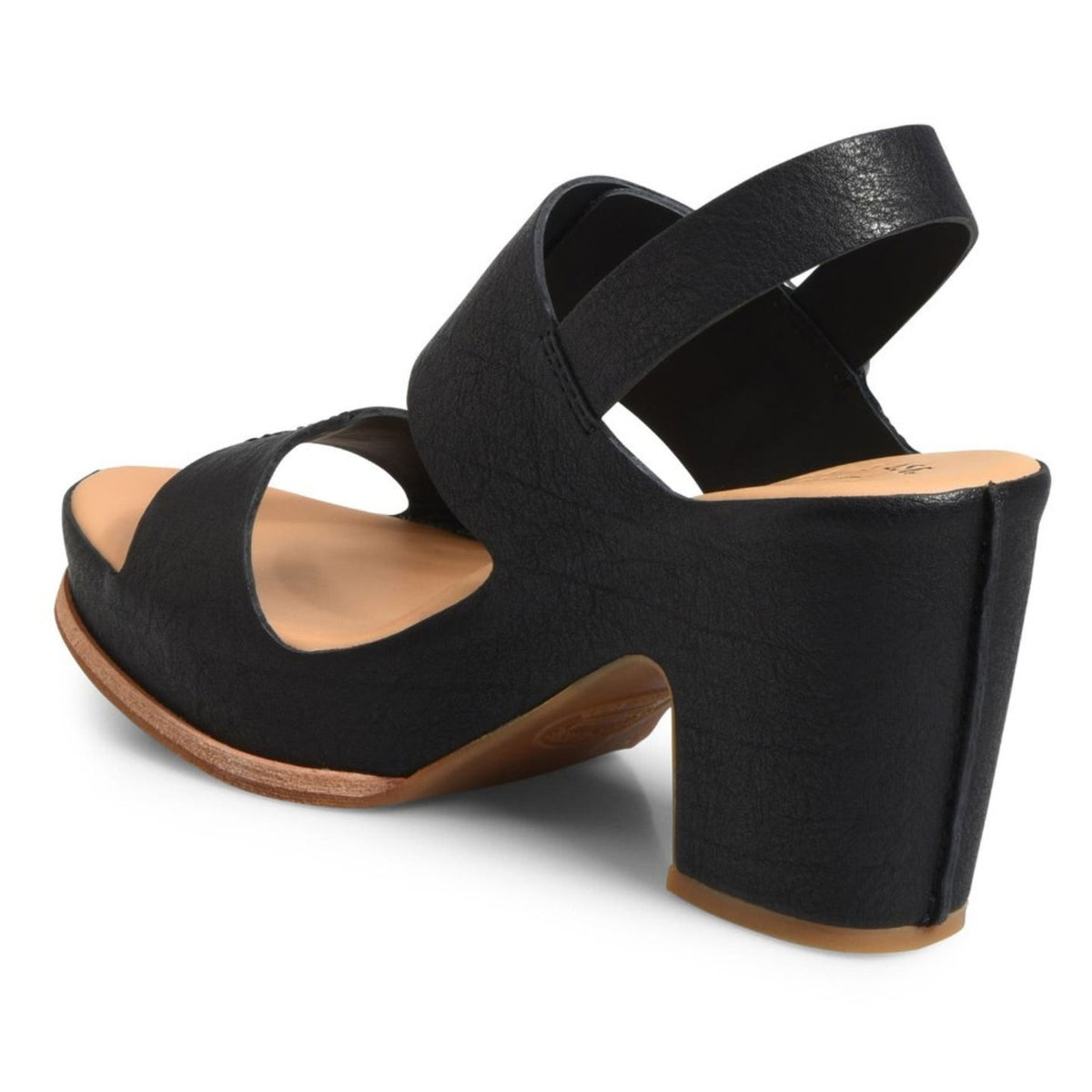 Kork Ease San Carlos Women's Sandals Platform Block Heel Black Leather Size 11